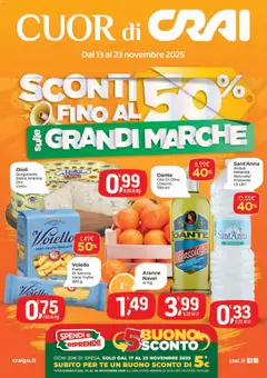 Anteprima del volantino CRAI Cuor di Crai catalogo valido a partire dal 13.11.2025