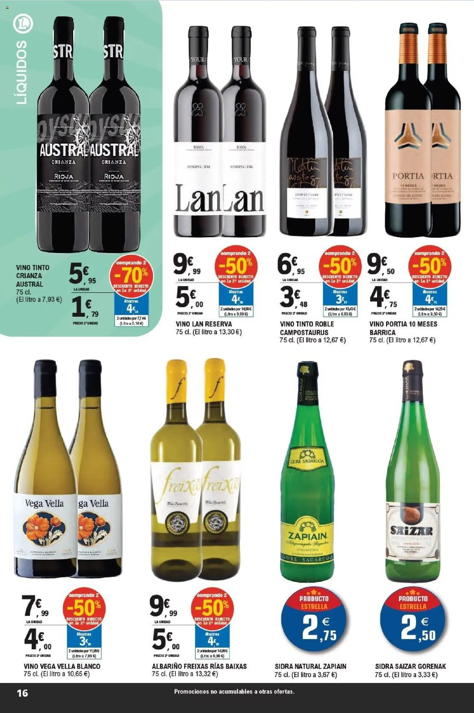 E.Leclerc - La semana del Ahorro │ válido desde el 16.02.2026 | Página: 16 | Productos: Vino