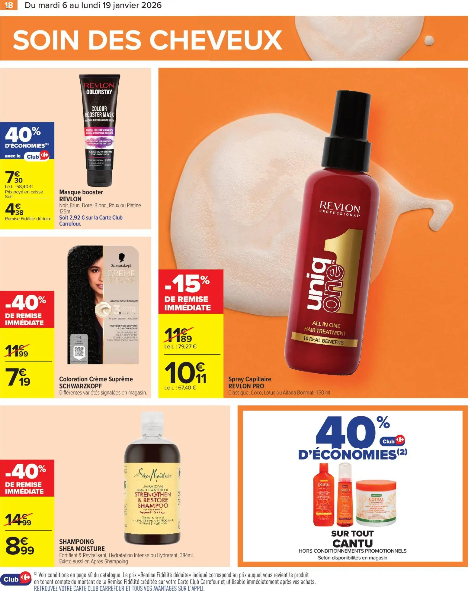 {H1} | Page: 20 | Produits: Coloration, Shampoing, Masque, Couverture