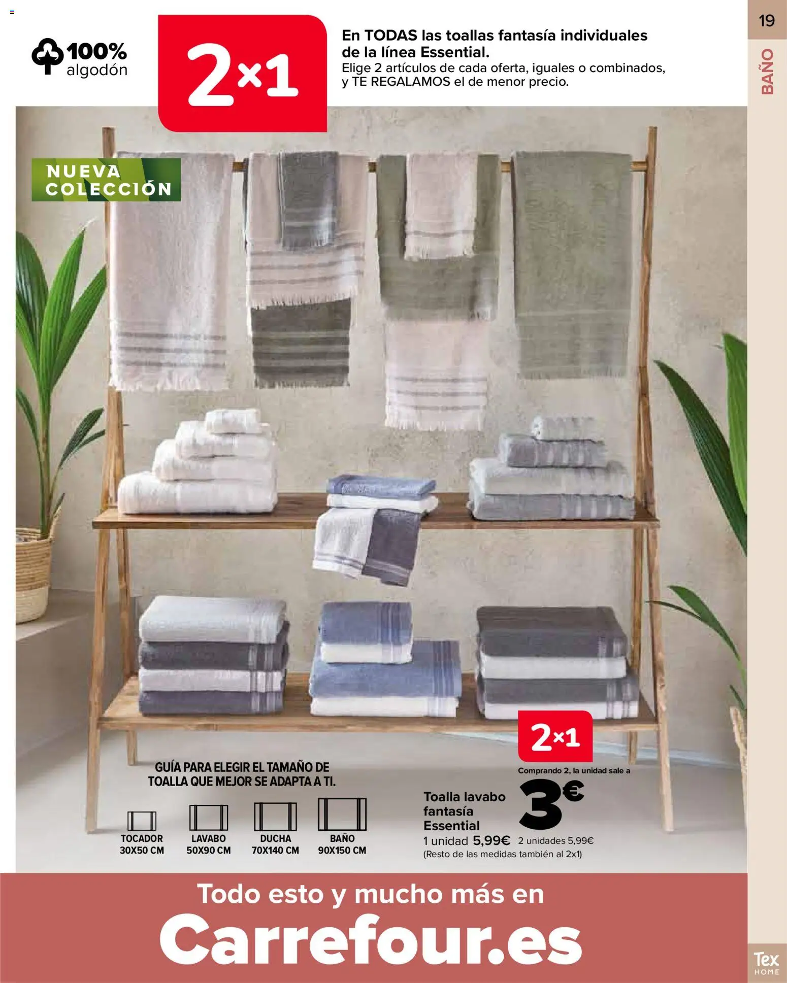 Carrefour folleto │ válido desde el 09.01.2026 | Página: 19 | Productos: Té, Lavabo, Baño, Ducha