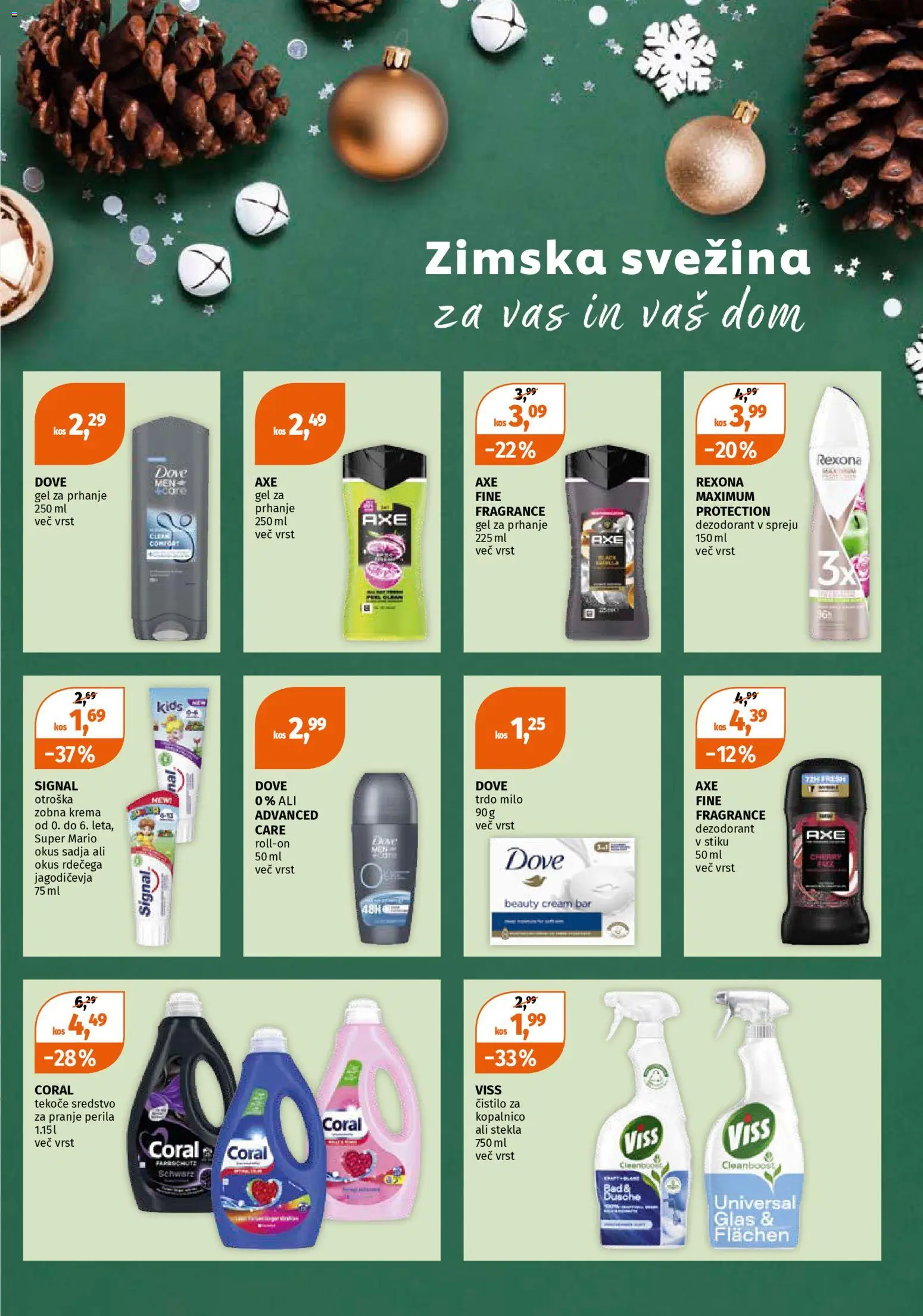Novi Müller katalog ponudbe – veljaven od 01.12.2025 | Stran: 20 | Izdelki: Gel za prhanje, Milo, Deodorant, Detergent