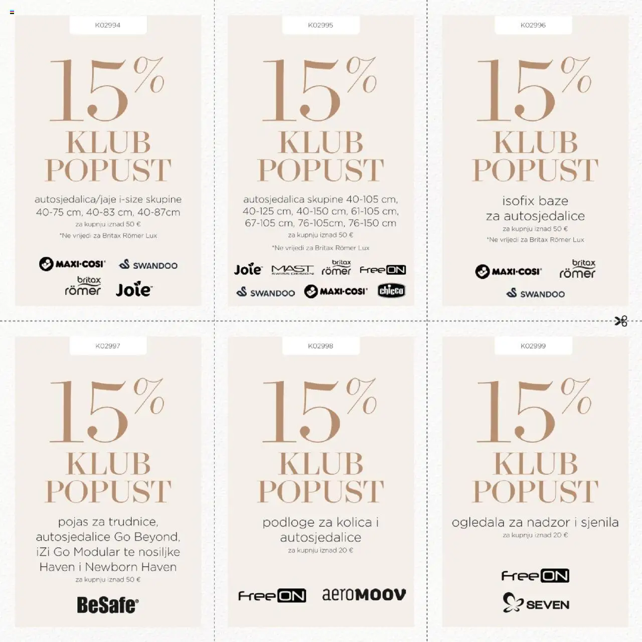 Baby Center katalog | vrijedi od 18.09.2025 | Stranica: 61 | Proizvodi: Autosjedalice, Ogledala, Kolica, Pojas