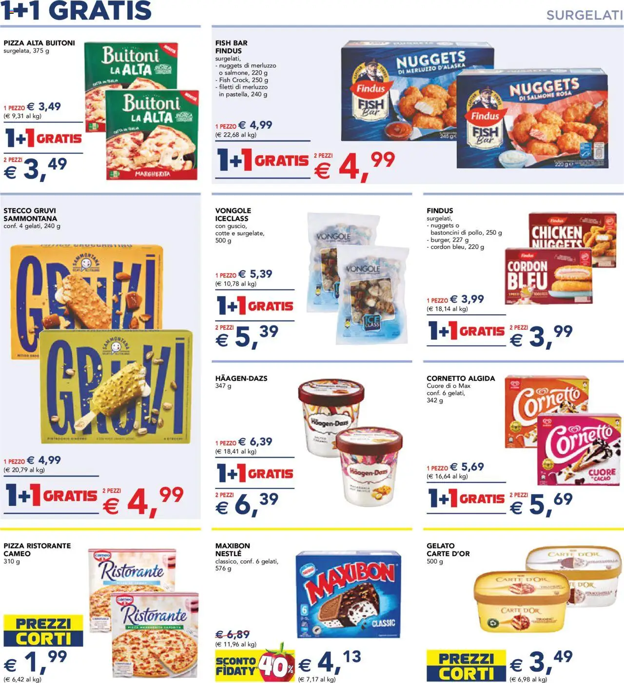 Volantino Esselunga S del 28.08.2025 | Pagina: 5 | Prodotti: Pizza, Salmone, Cornetto, Merluzzo