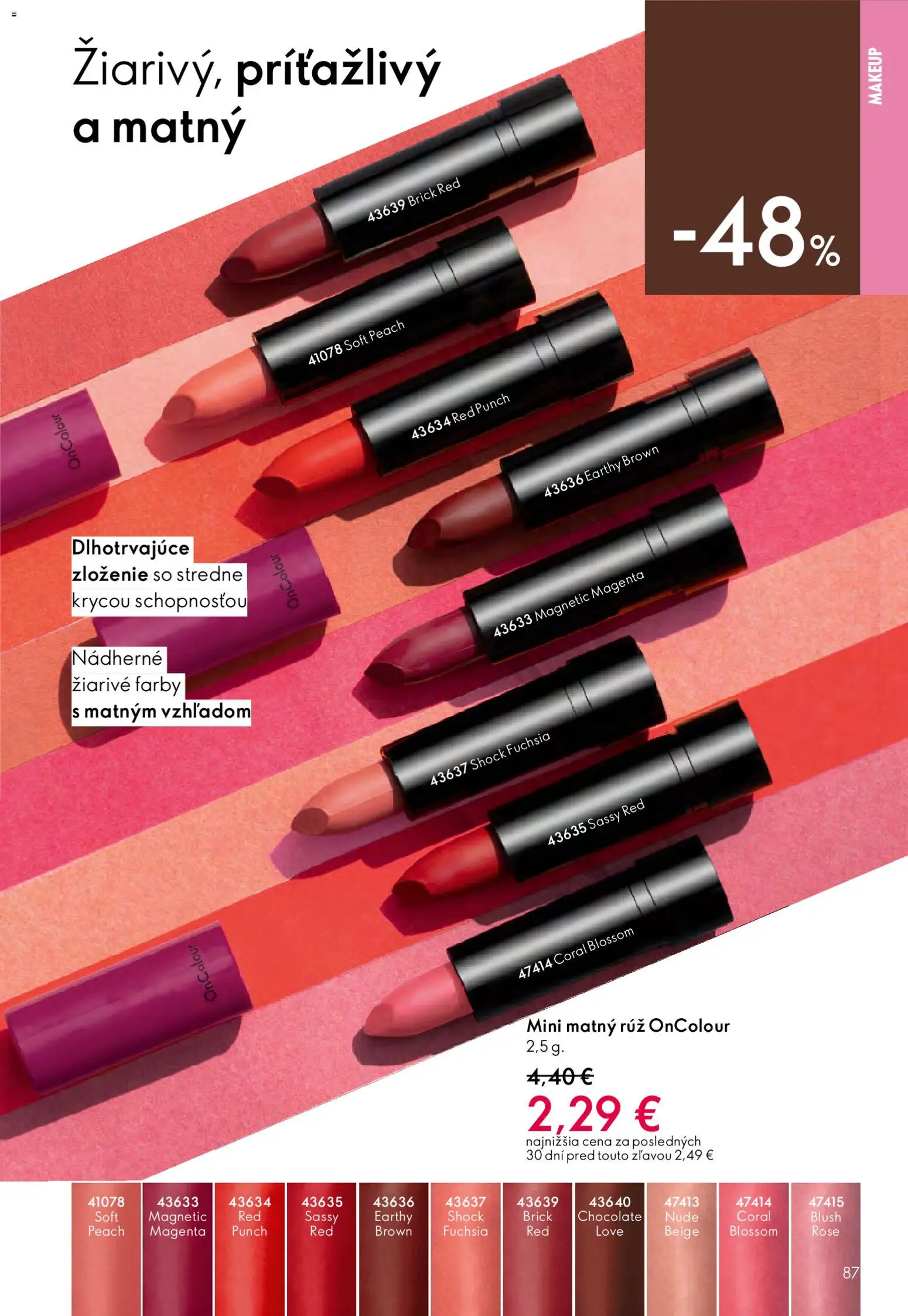 Nové Oriflame akcie – leták je platný od 27.05.2026 | Strana: 87