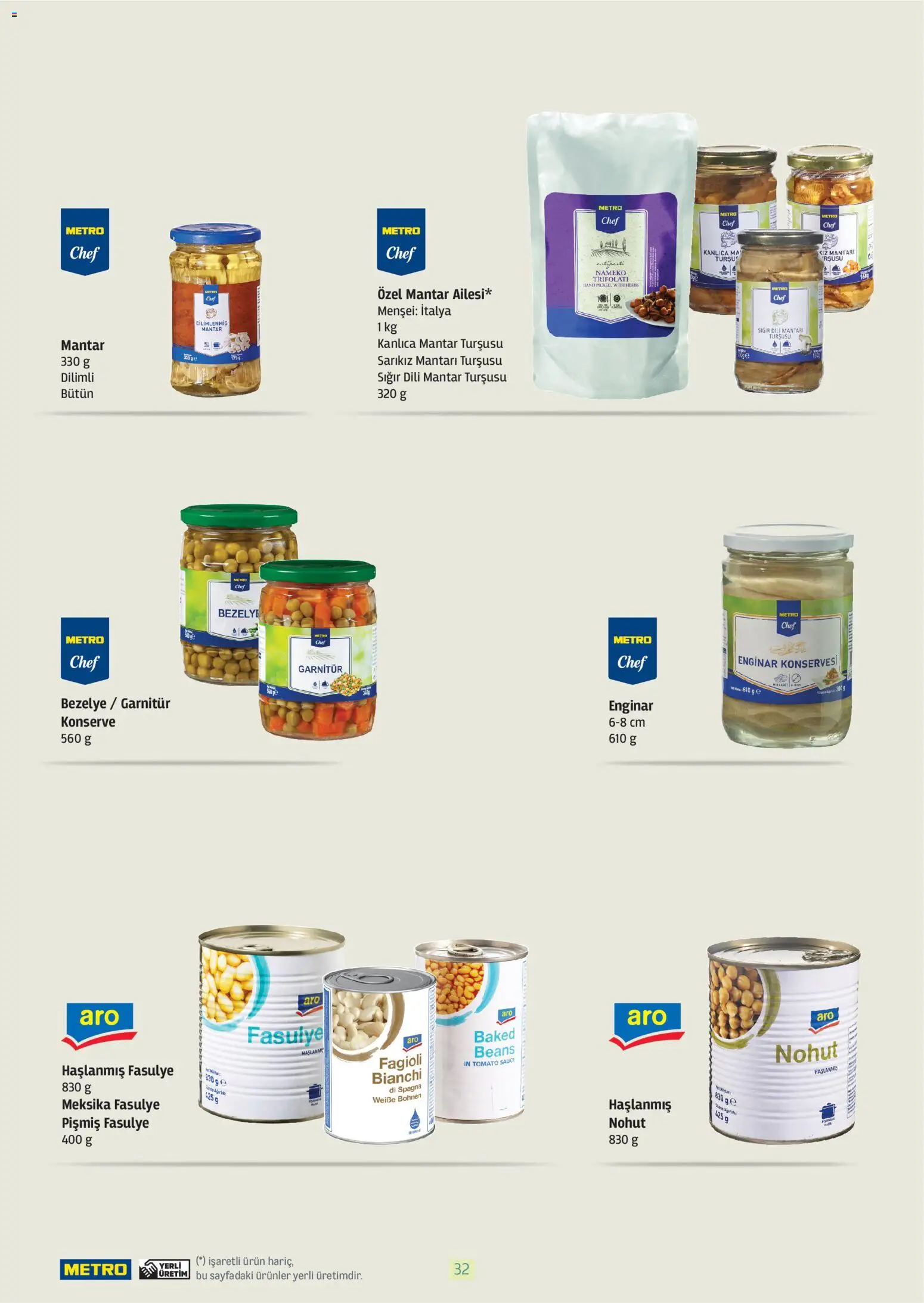 Metro - Bitki Bazlı ve Vegan 2025 - 21.10.2025 tarihinden itibaren geçerlidir | Sayfa: 32 | Ürünler: Fasulye, Masa, Bezelye, Ağırlık