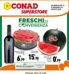 Anteprima del volantino Conad Superstore Campania catalogo valido a partire dal 13.08.2025