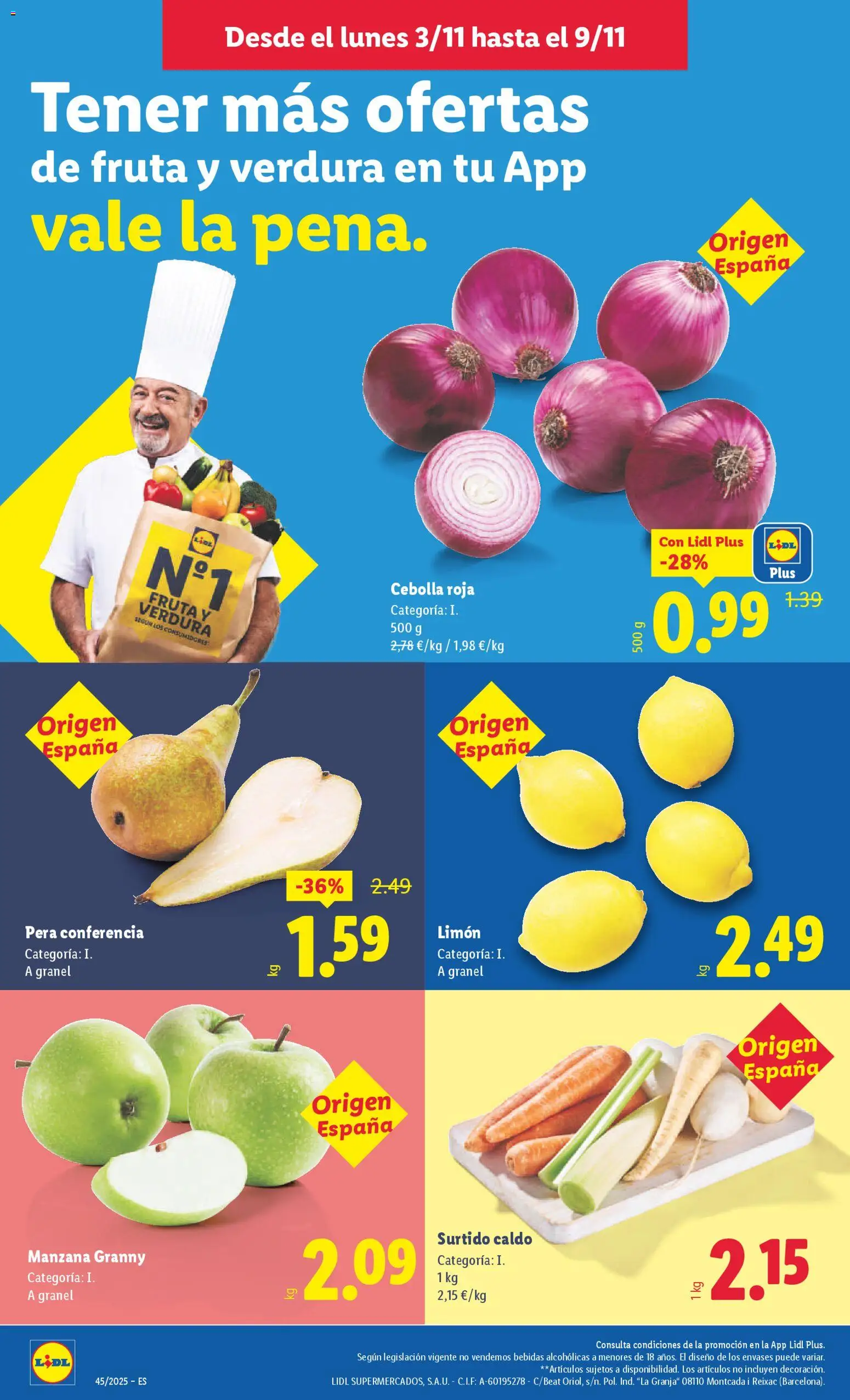 Lidl folleto │ válido desde el 03.11.2025 | Página: 10 | Productos: Manzana, Παγωμένο τσάι
