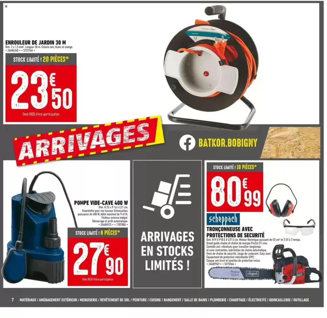 {H1} | Page: 7 | Produits: Tronçonneuse, Casque, Lunettes