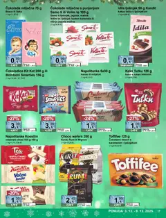 Katalog KTC - Pregled kataloga iz trgovine KTC, vrijedi od 03.12.2025 | Stranica: 17 | Proizvodi: Mlijeko, Čokolada, Kakao, Karamela