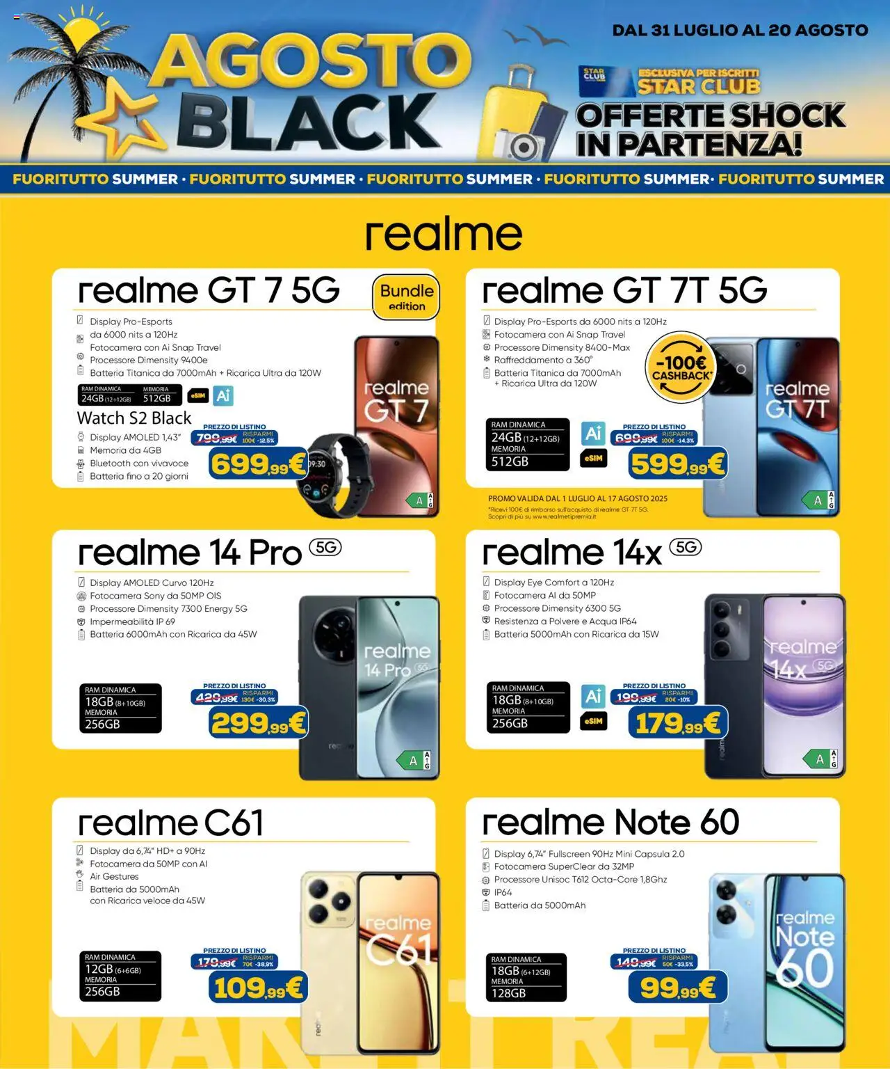 Volantino Euronics del 31.07.2025 | Pagina: 7 | Prodotti: Acqua, Fotocamera, Batteria