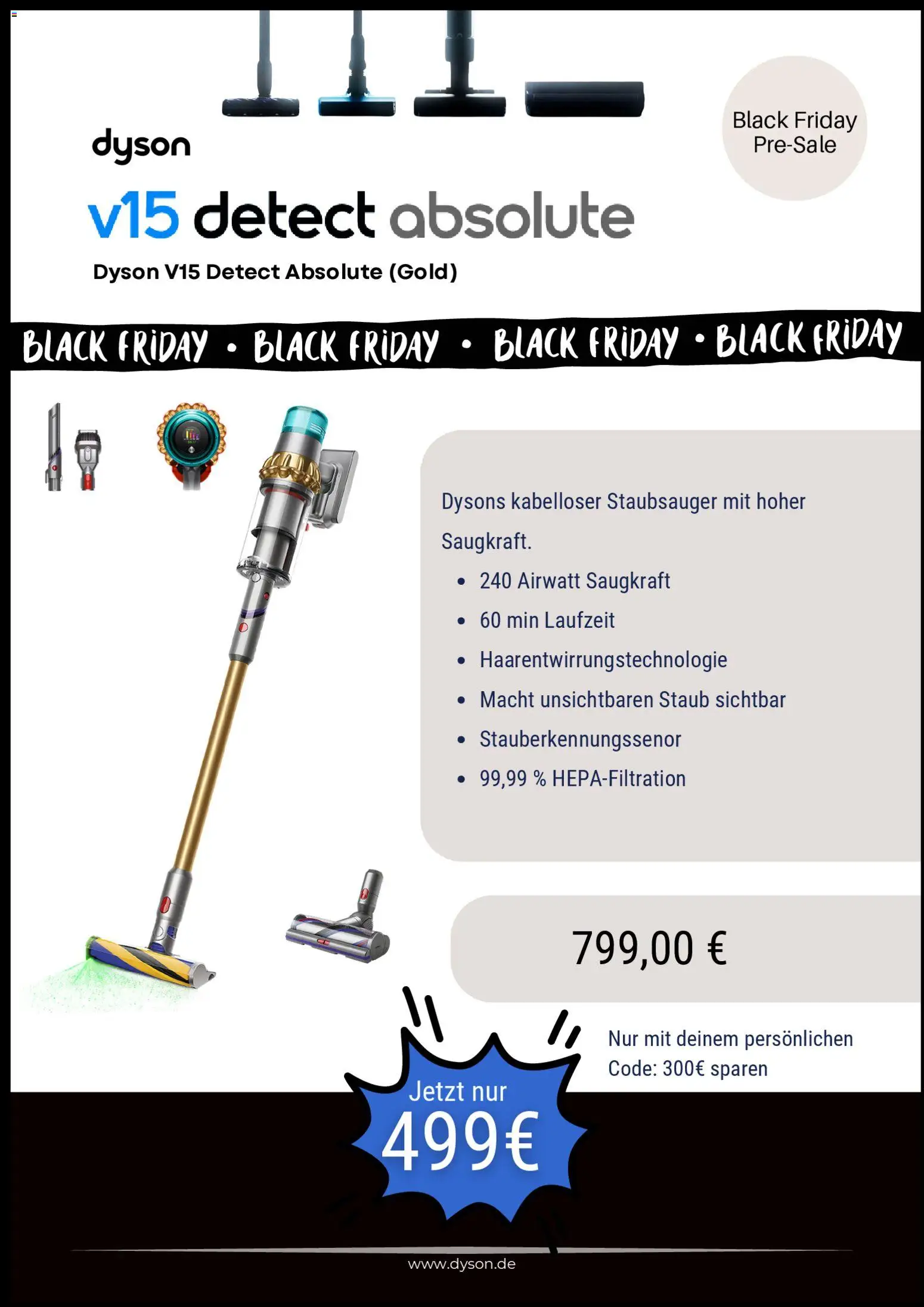 Dyson - Black Friday – gültig ab 07.11.2025 | Seite: 2 | Produkte: Dyson, Staubsauger