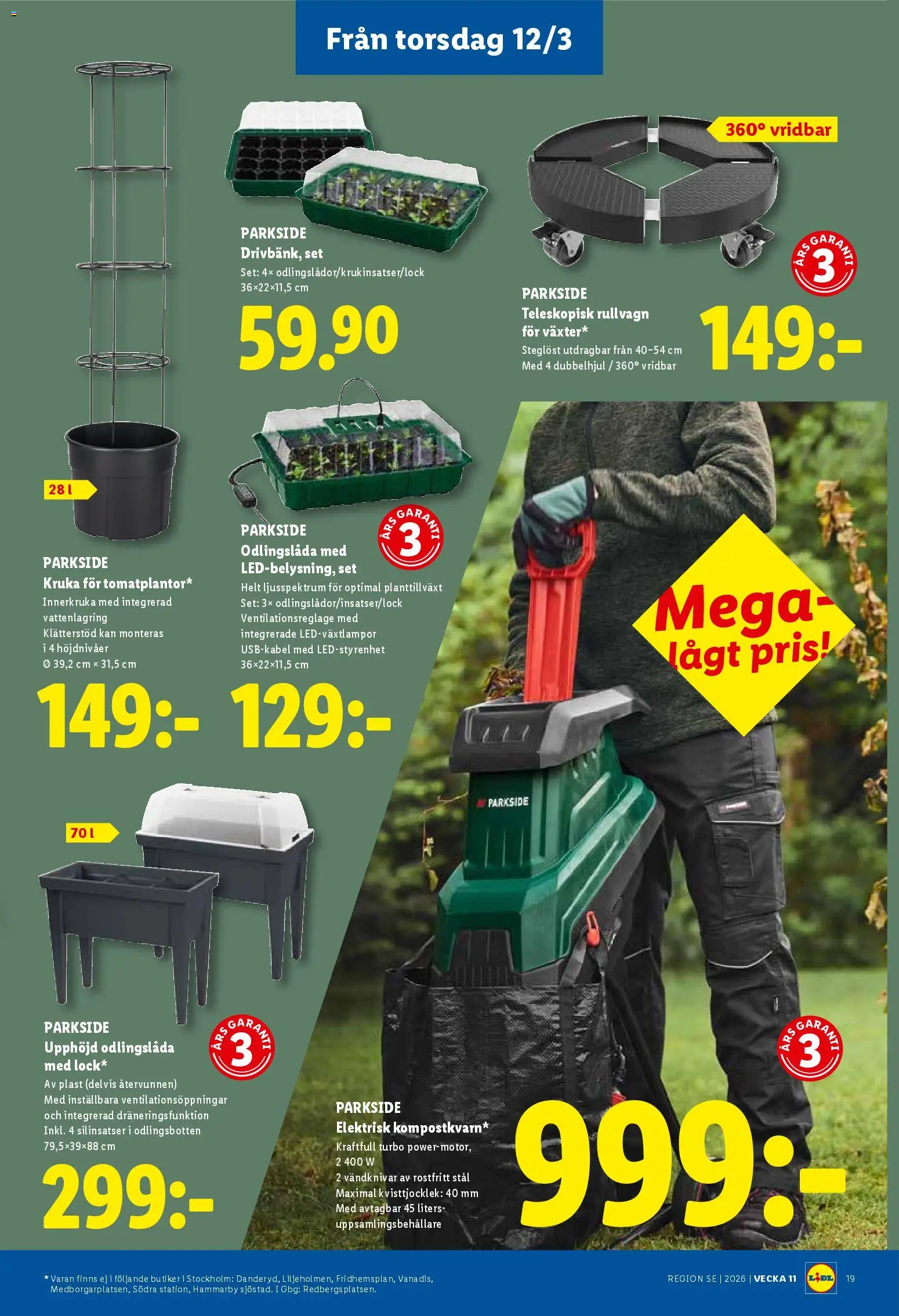 Lidl reklamblad aktuell från 09.03.2026 | Sida: 22 | Produkter: Odlingslåda, Kruka, Set