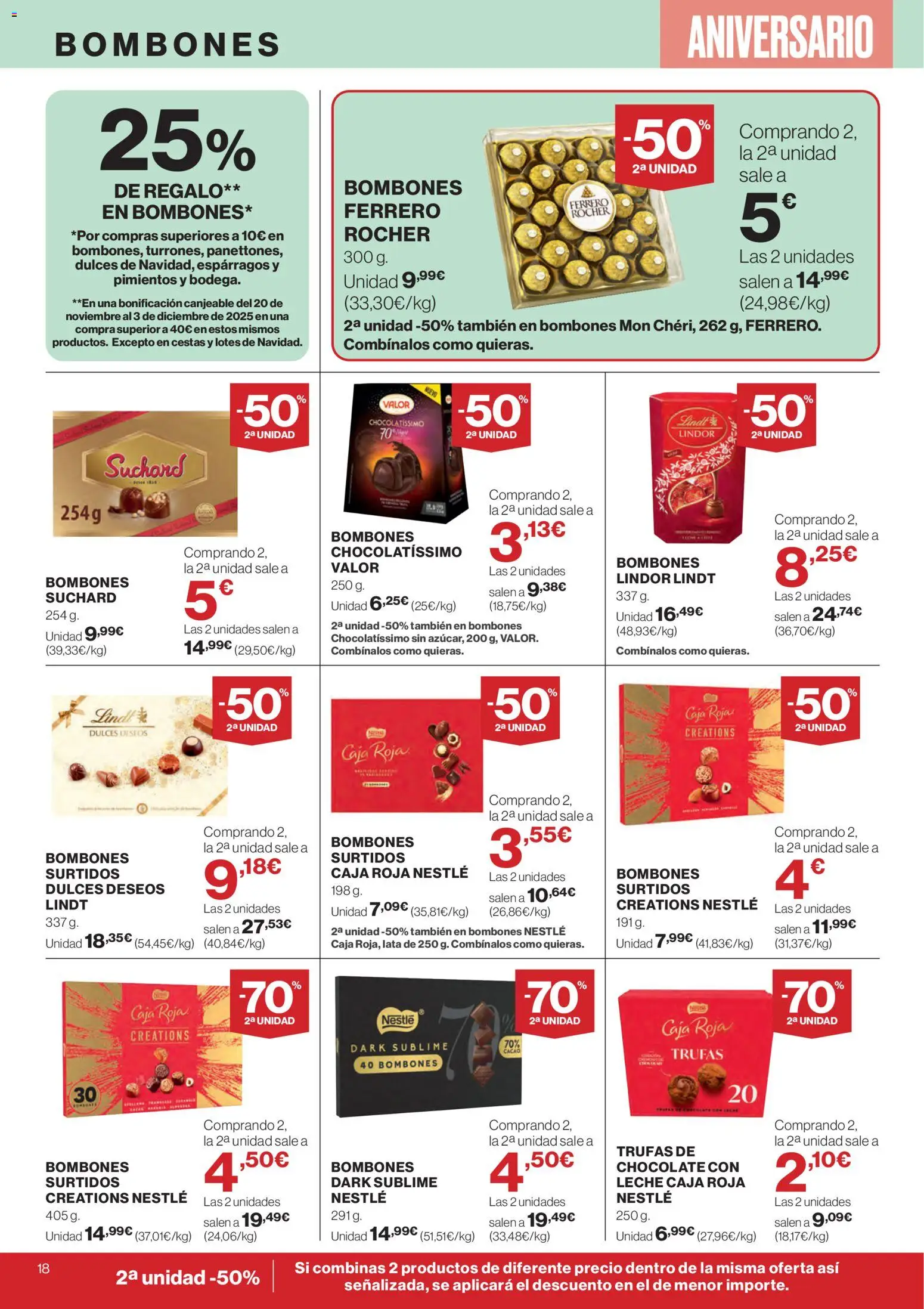 Supercor folleto │ válido desde el 06.11.2025 | Página: 18 | Productos: Leche, Chocolate, Νερό καρύδας, Caja