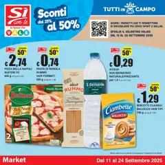Anteprima del volantino Sì con Te Market catalogo valido a partire dal 11.09.2025