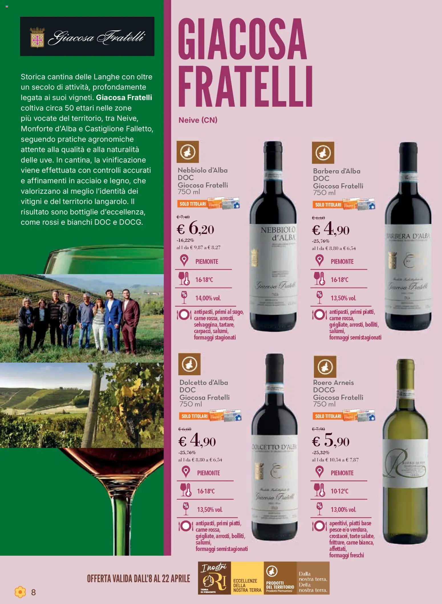 Volantino Conad del 08.04.2026 | Pagina: 8 | Prodotti: Pesce, Terra