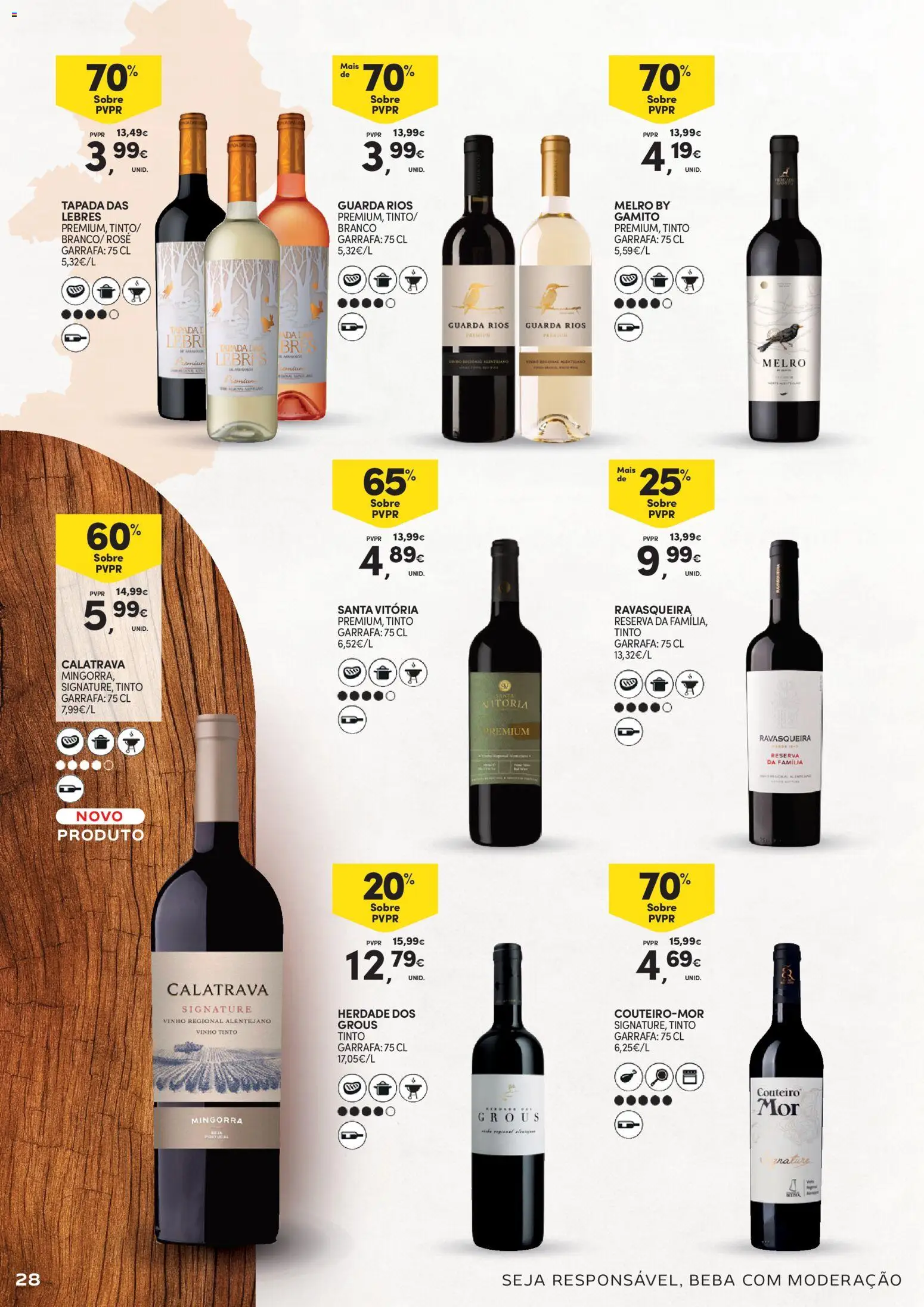 Continente - Queijos, Enchidos e Vinhos Aproveite para petiscar │ válido de 03.02.2026 | Página: 28 | Produtos: Vinho, Vinho tinto
