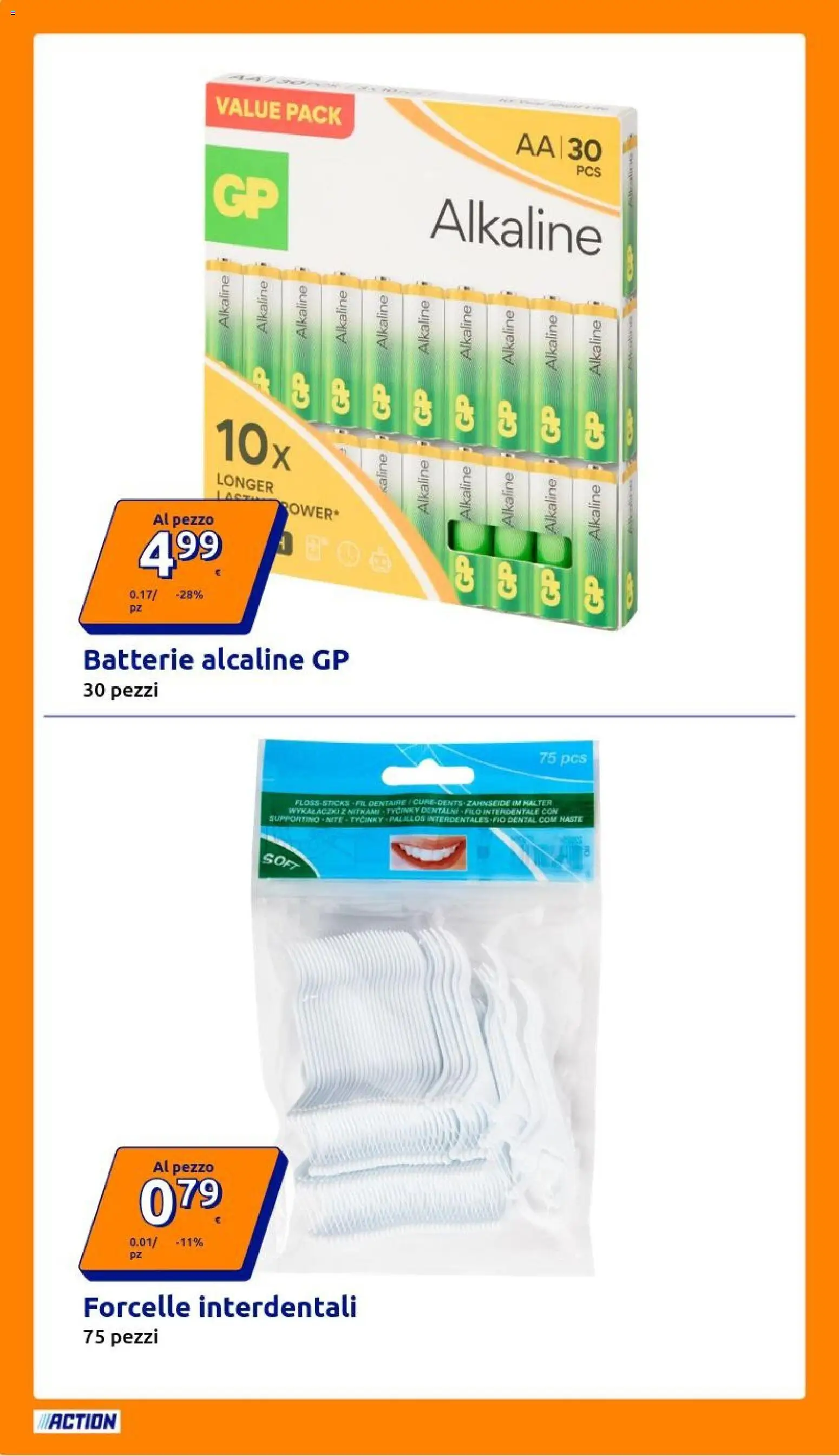 Volantino Action del 04.03.2026 | Pagina: 14 | Prodotti: Batterie