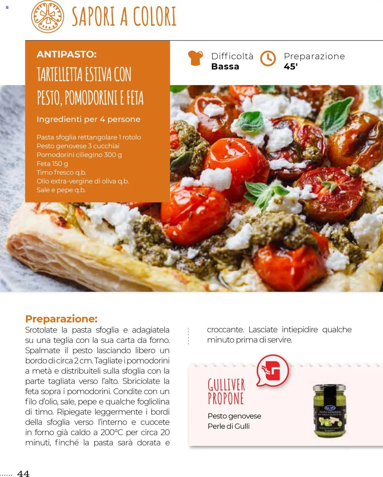 Volantino Gulliver del 01.08.2025 | Pagina: 44 | Prodotti: Pasta sfoglia, Olio, Pasta, Feta