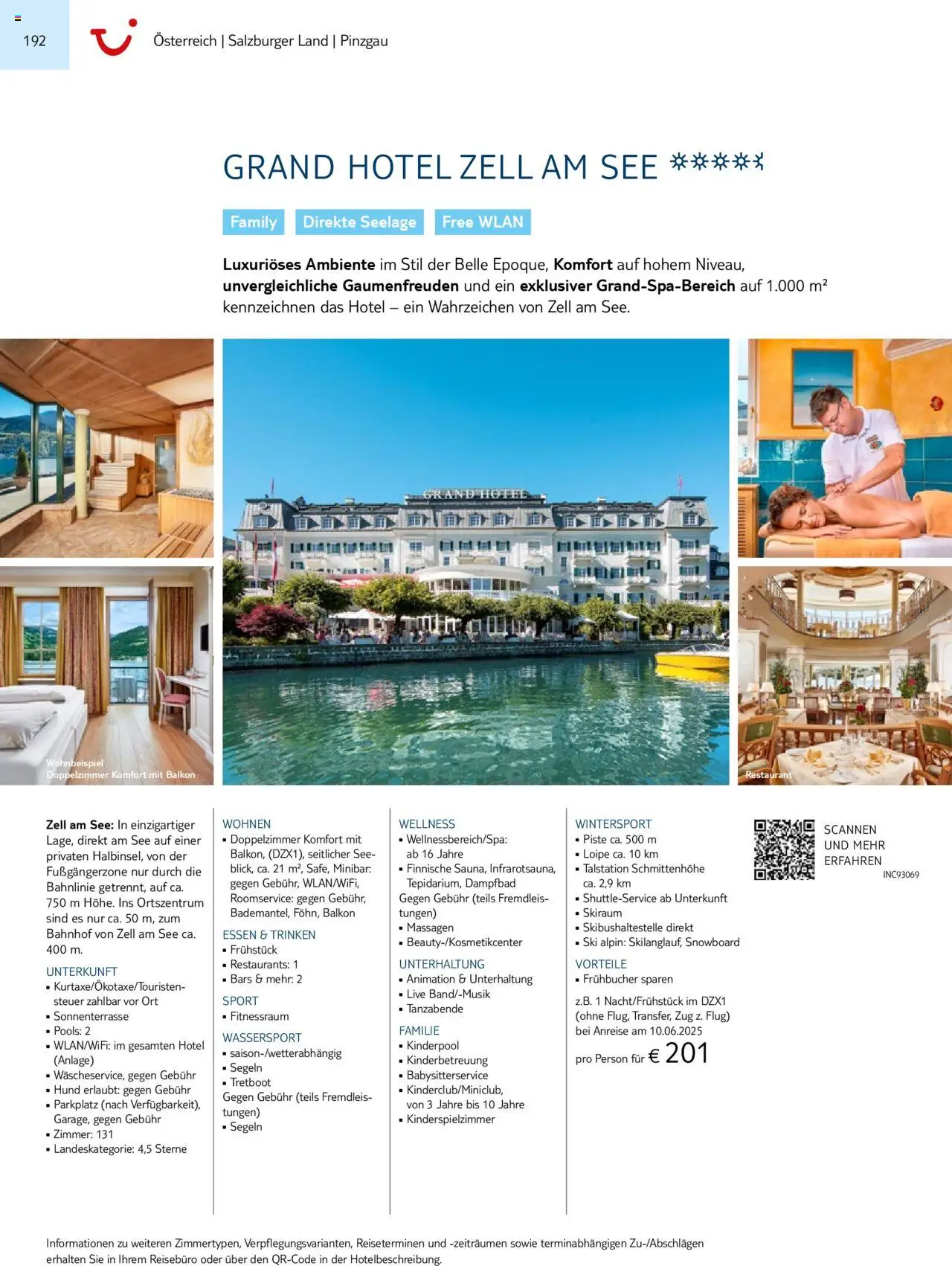 TUI Prospekt 	 – gültig ab 01.11.2024 | Seite: 192 | Produkte: Ski, Snowboard