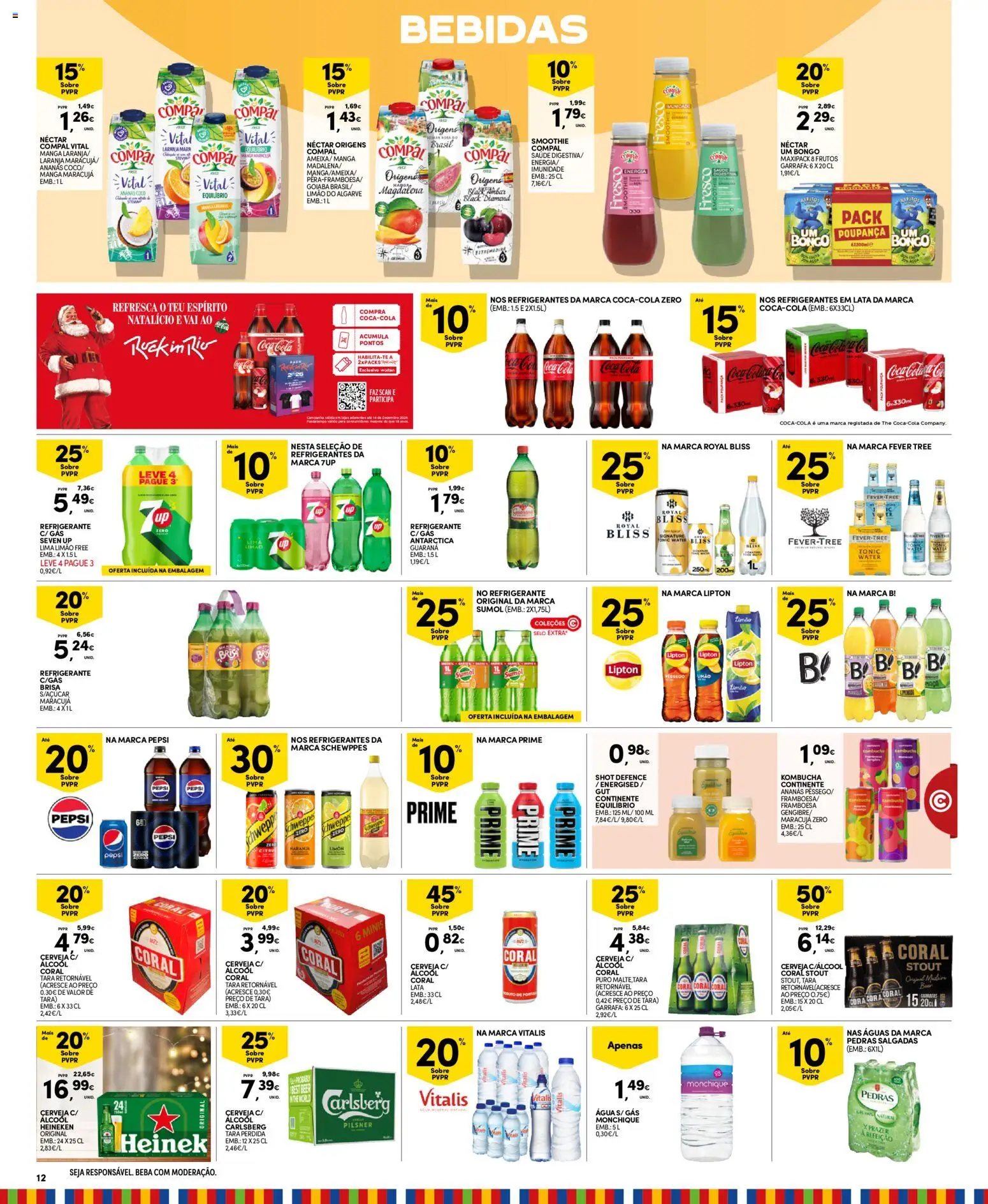 Continente - Madeira │ válido de 02.12.2025 | Página: 12 | Produtos: Refrigerante, Kombucha, Maça, Cerveja