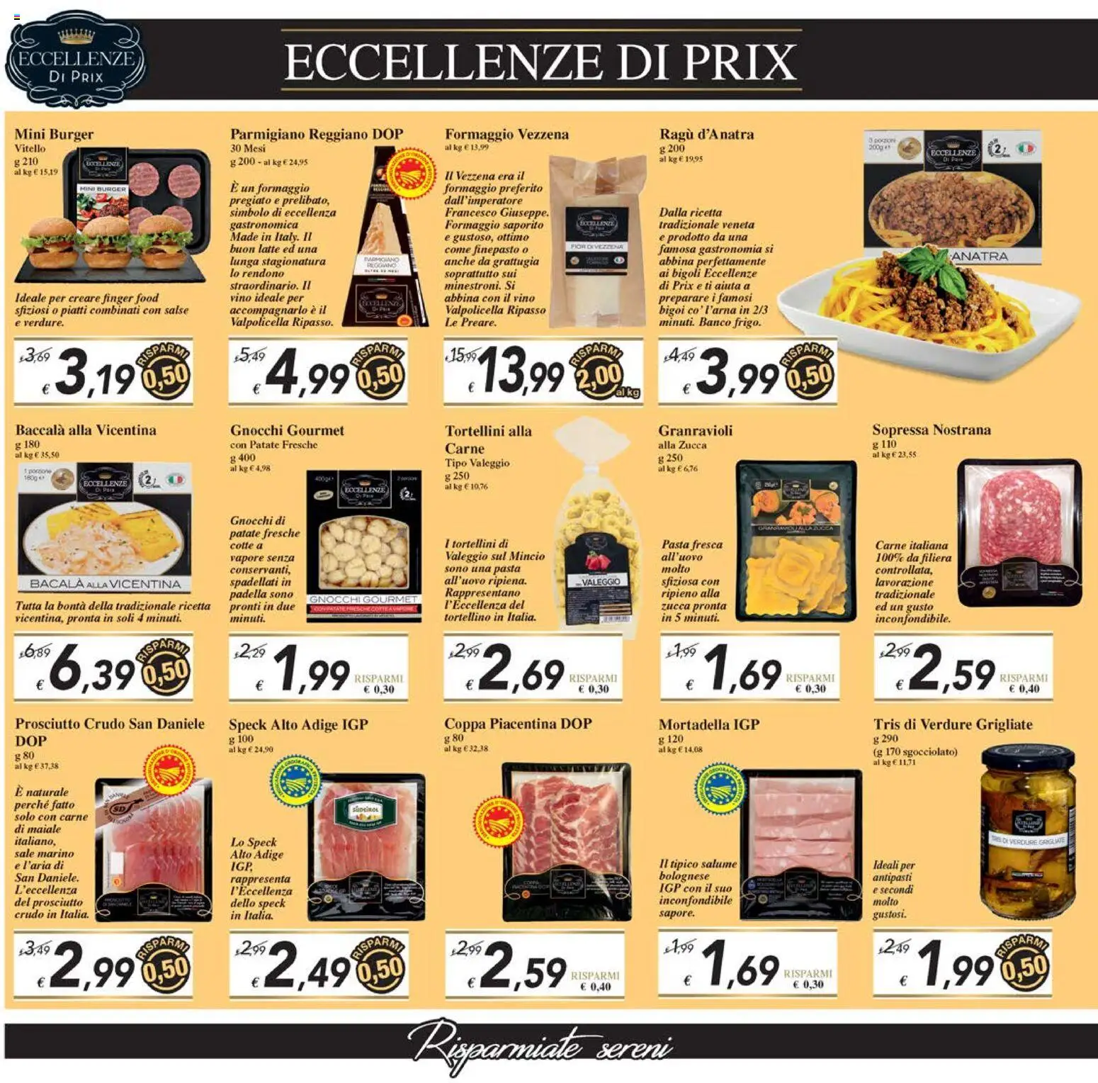 Volantino Prix del 02.12.2025 | Pagina: 8 | Prodotti: Patate, Sale, Formaggio, Gnocchi