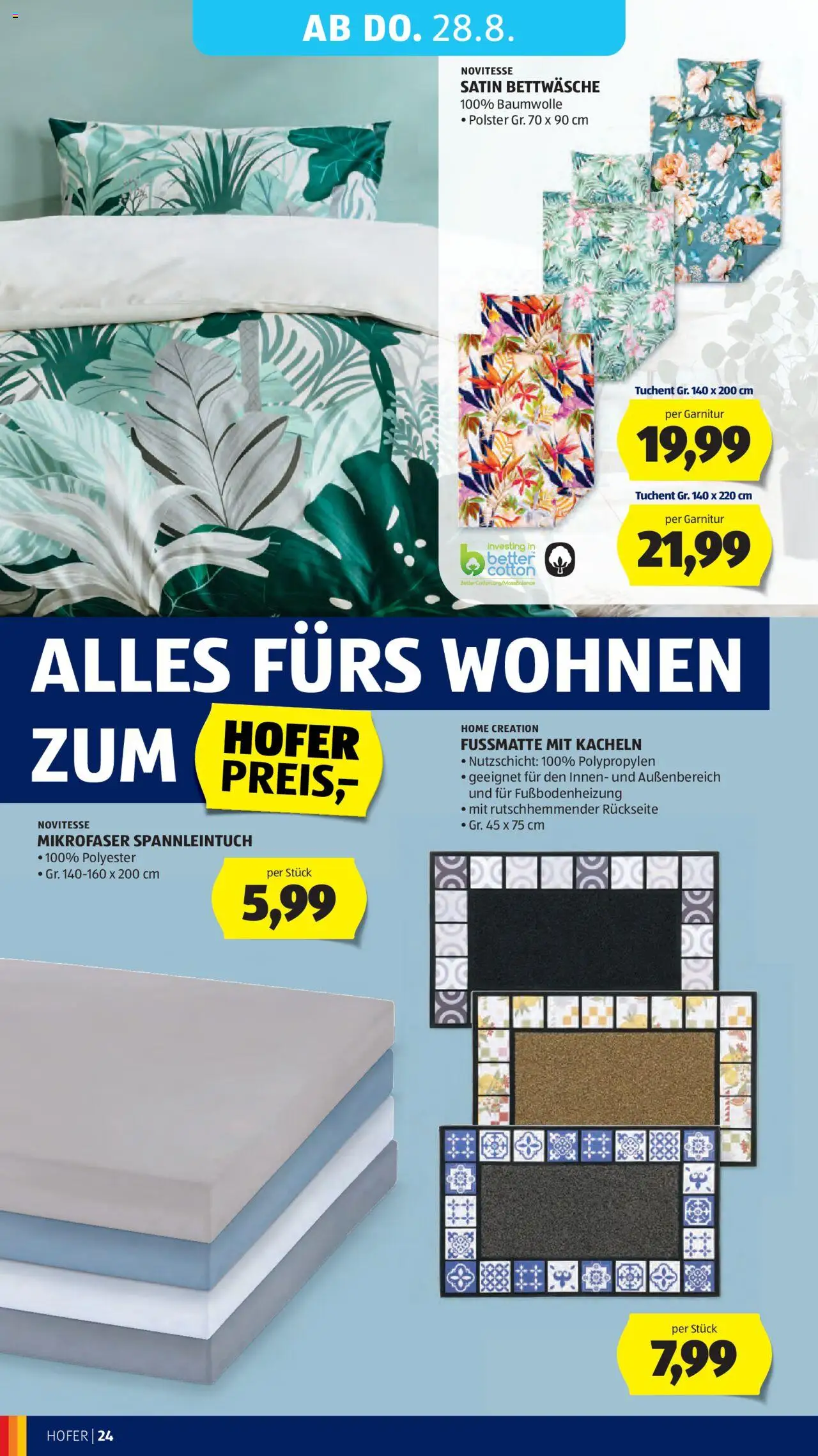 Hofer Flugblatt gültig ab 22.08.2025 | Seite: 28
