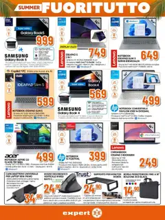 Volantino Expert del 31.07.2025 | Pagina: 20 | Prodotti: Schermo, Notebook, Laptop, Borsa