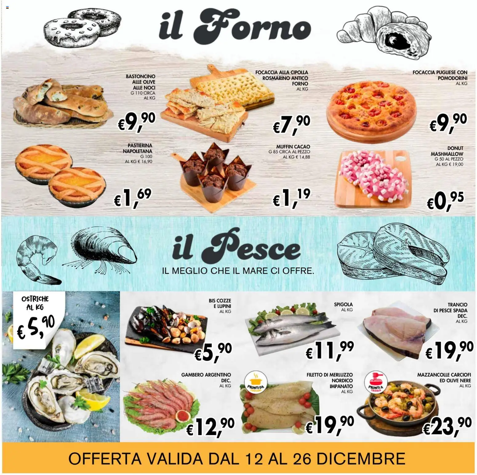 Volantino Coal del 12.12.2025 | Pagina: 10 | Prodotti: Pesce, Noci, Muffin, Cacao