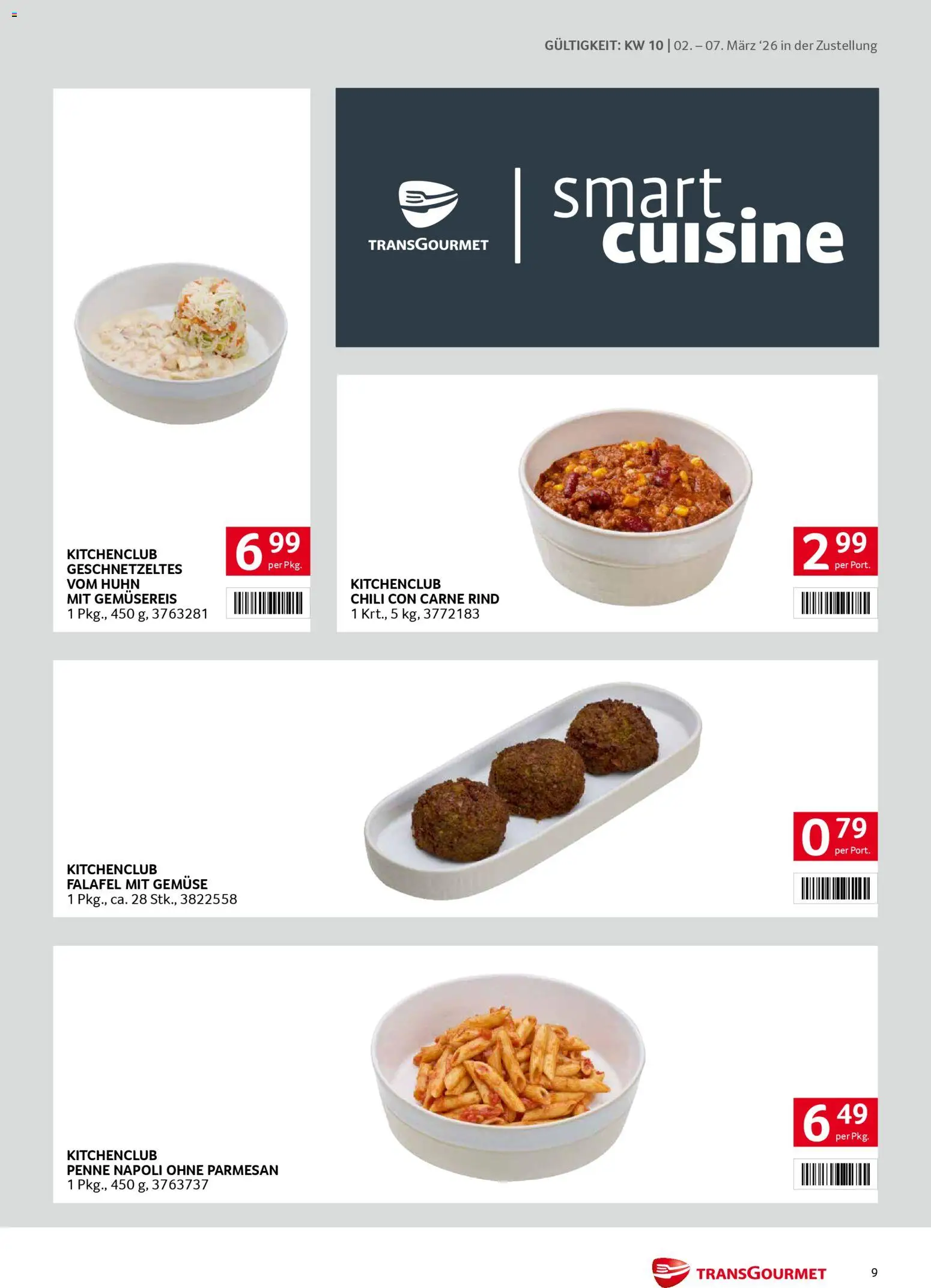 Transgourmet Zustellaktion gültig ab 02.03.2026 | Seite: 9 | Produkte: Gemüse, Chili