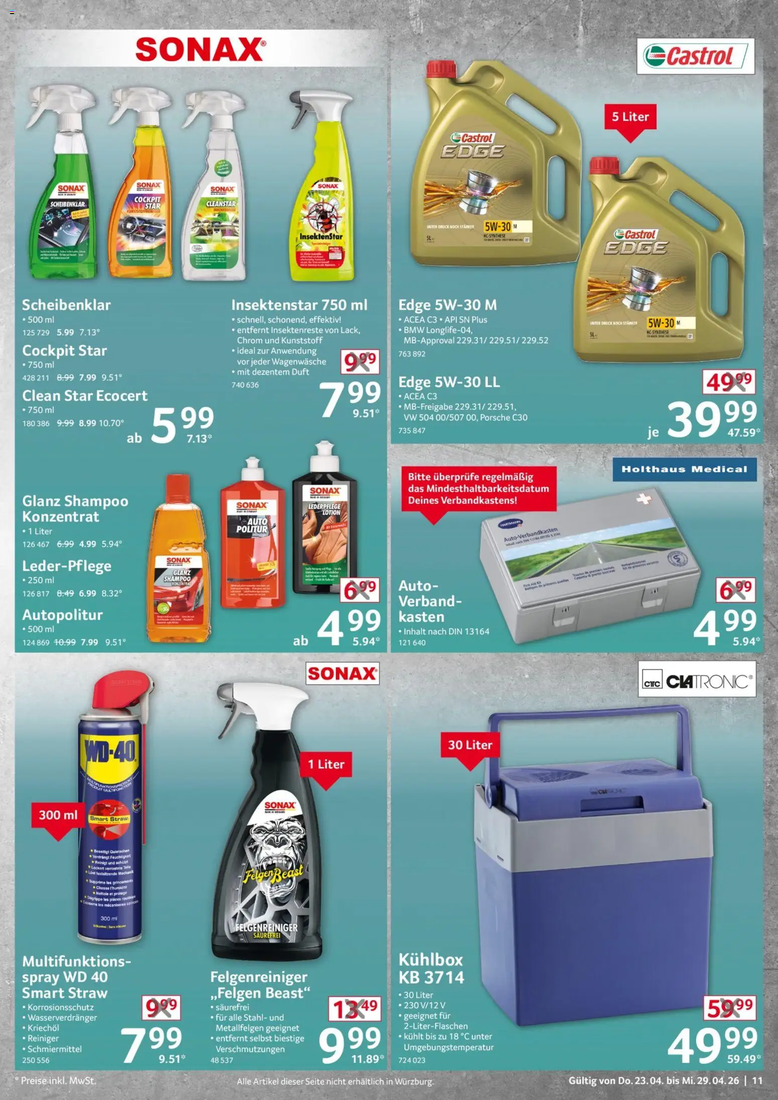 Selgros Non Food – gültig ab 23.04.2026 | Seite: 11 | Produkte: Duft, Shampoo