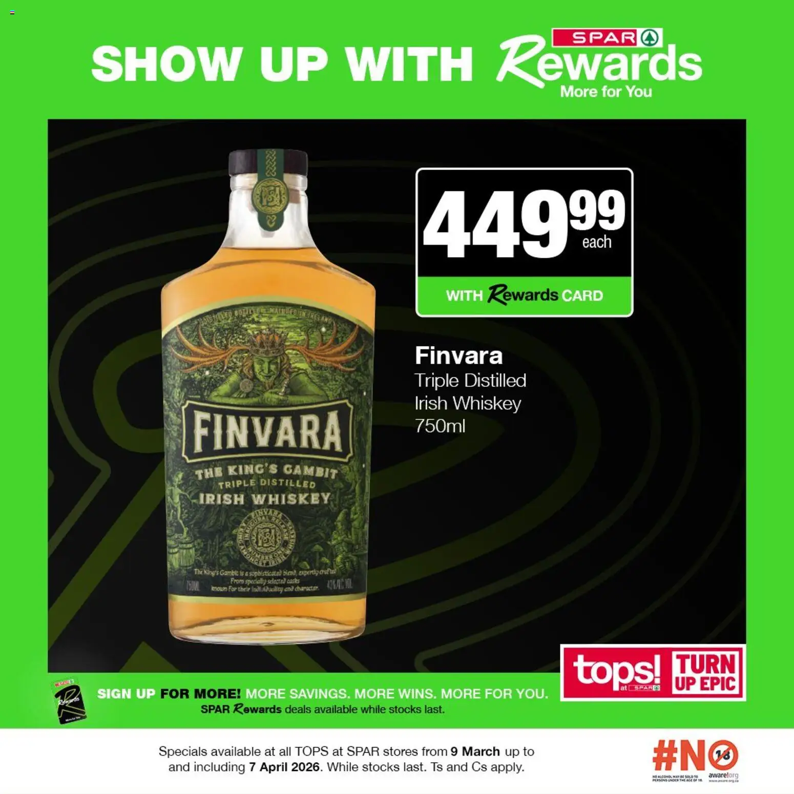 New Tops at Spar catalogue – valid from 09.03.2026 | Page: 4 | Products: Whiskey