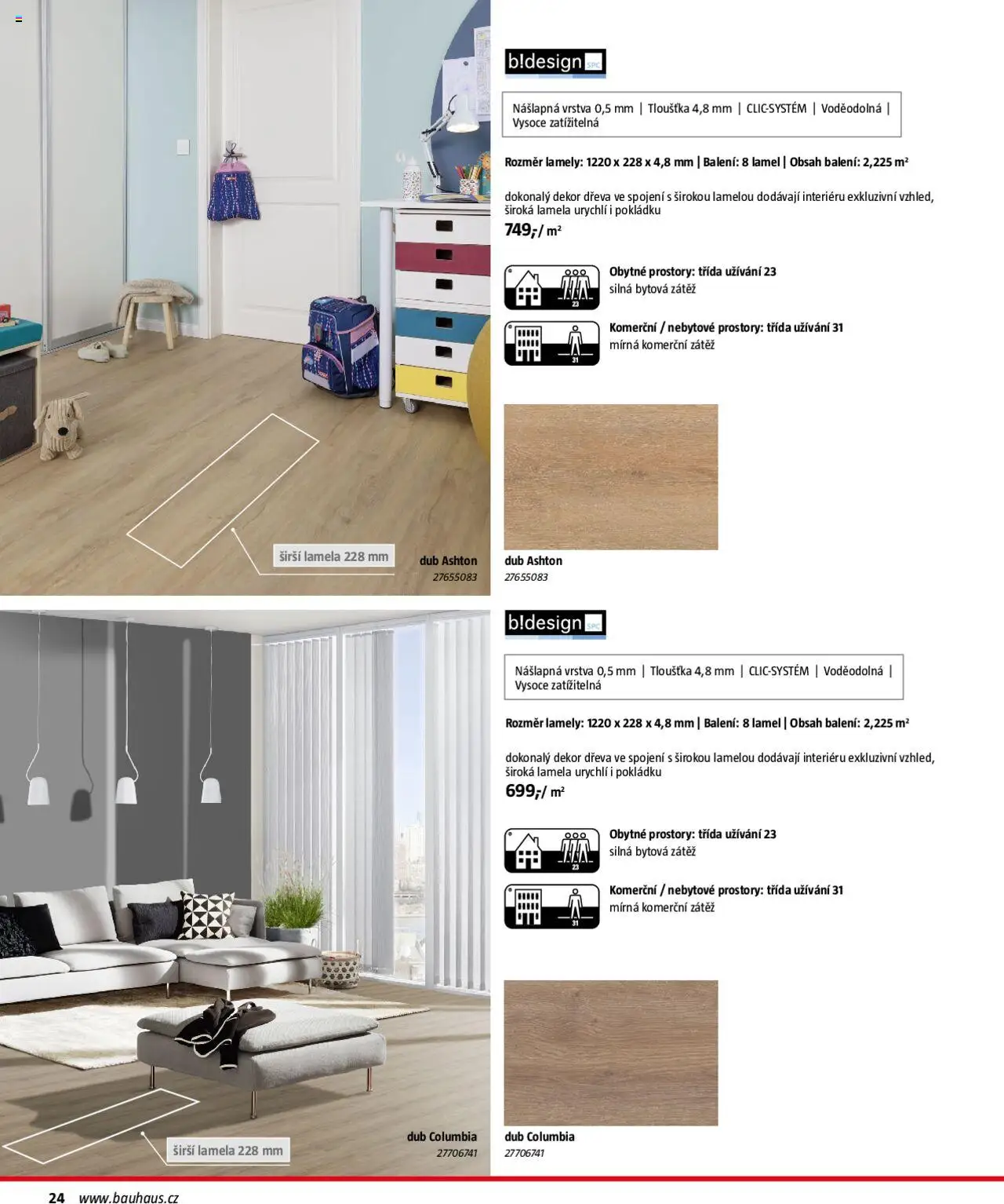 Bauhaus katalog Podlahové krytiny od 01.08.2025 | Strana: 24