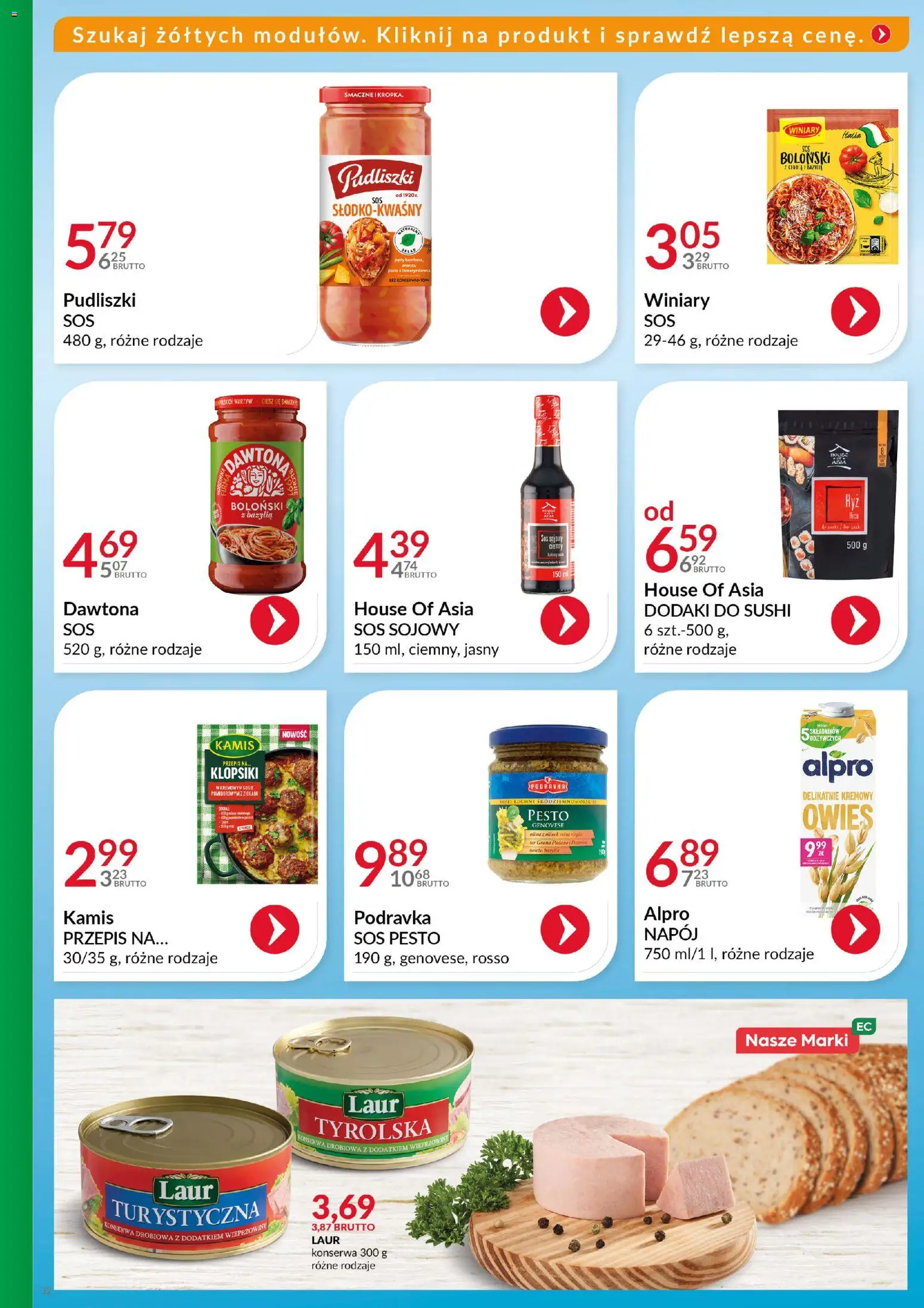 Eurocash Gazetka - Katalog Artykułów Spożywczych od 16.11.2025 | Strona: 31 | Produkty: Grana padano, Alpro, Klopsiki, Sos pesto