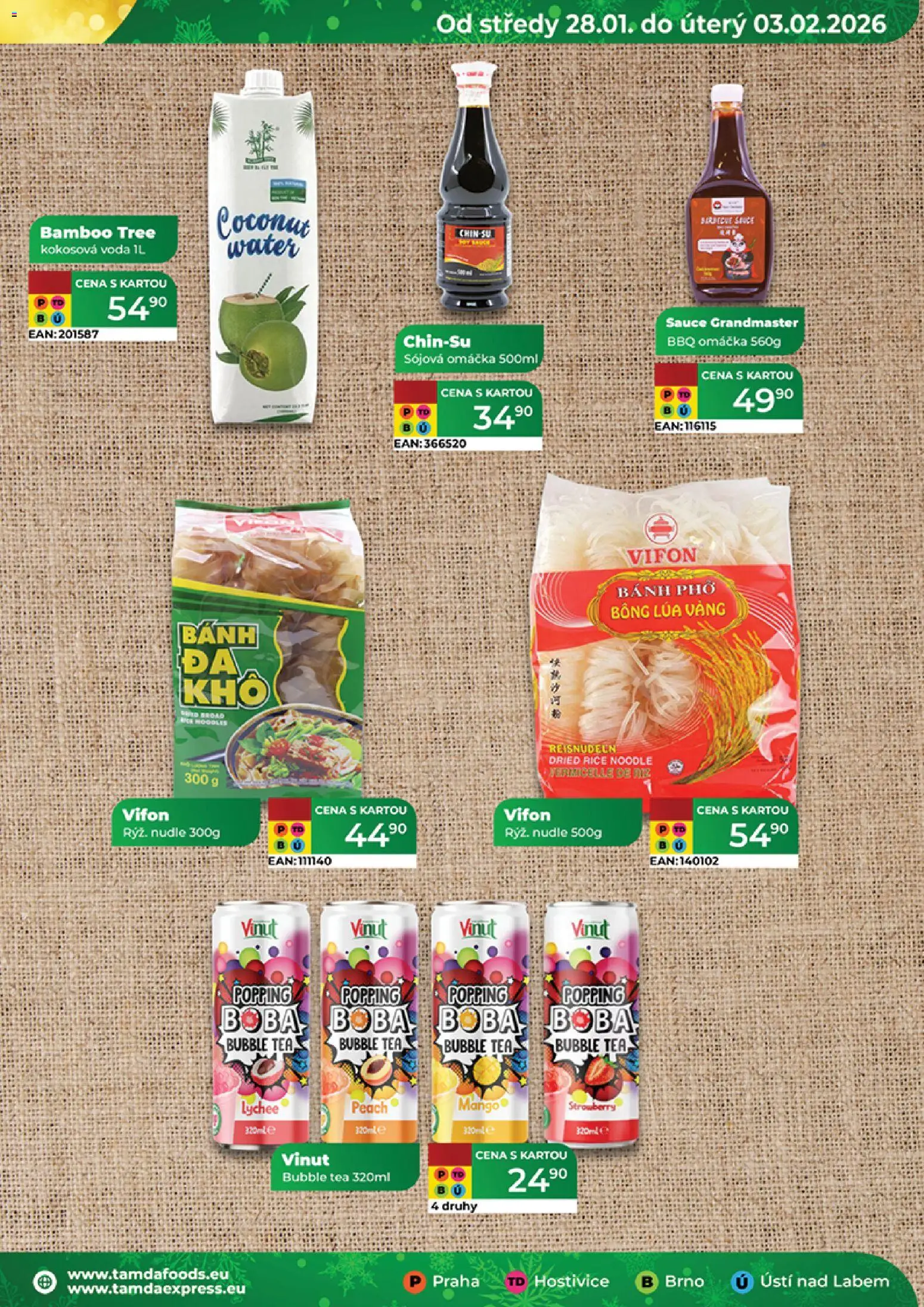 Tamda Foods leták od 28.01.2026 | Strana: 51 | Produkty: Mango, Voda, Kokosová voda, BBQ omáčka