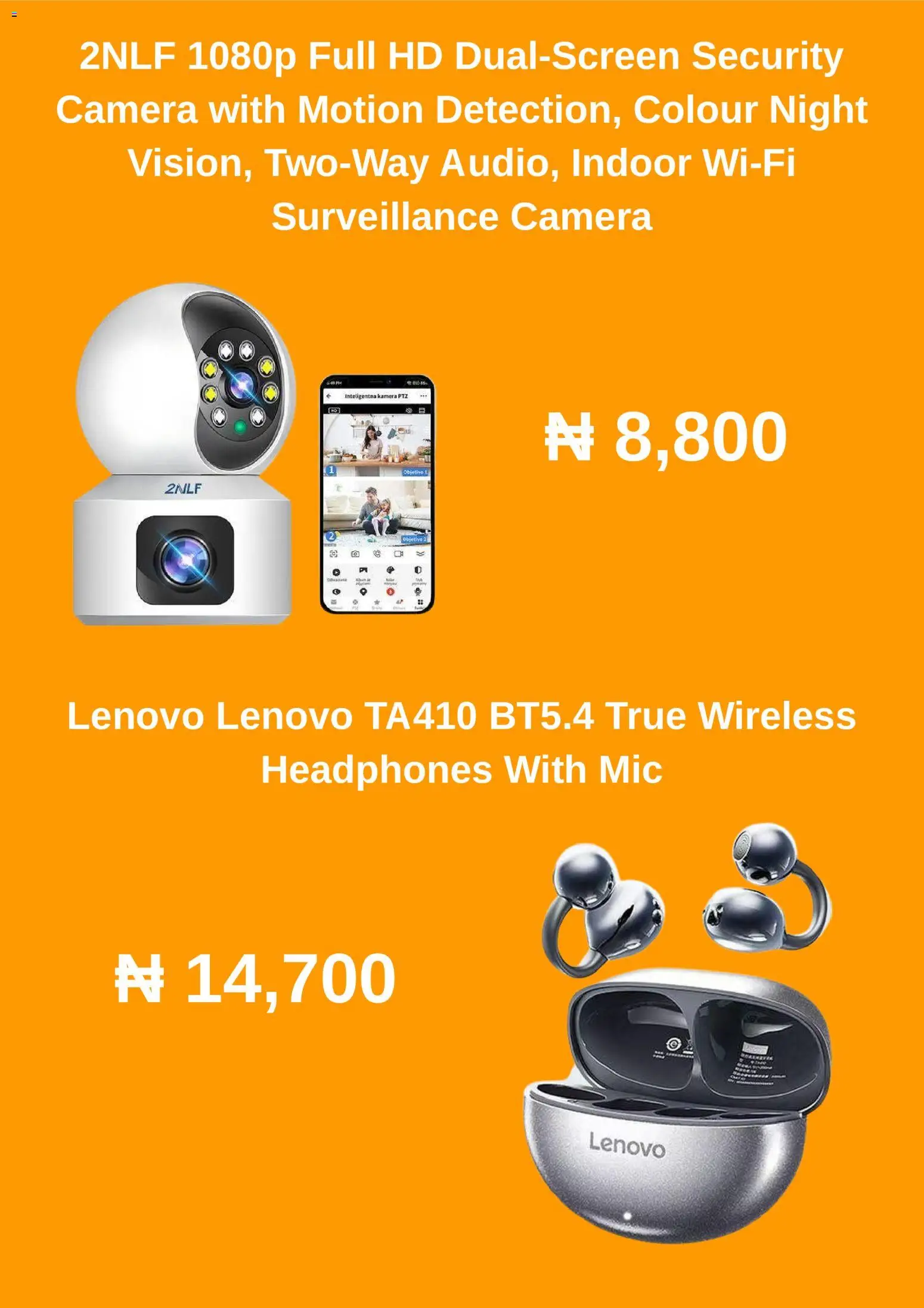 Jumia Catalogue valid from 16.03.2026 | Page: 4 | Products: Camera, Headphones