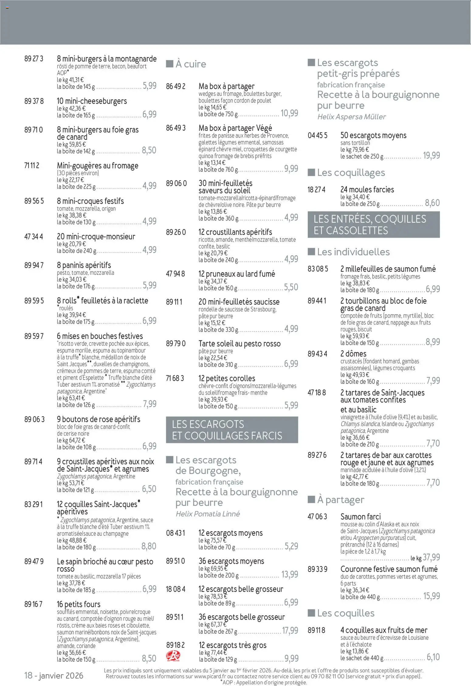 {H1} | Page: 18 | Produits: Pomme, Epinard, Frites, Crème