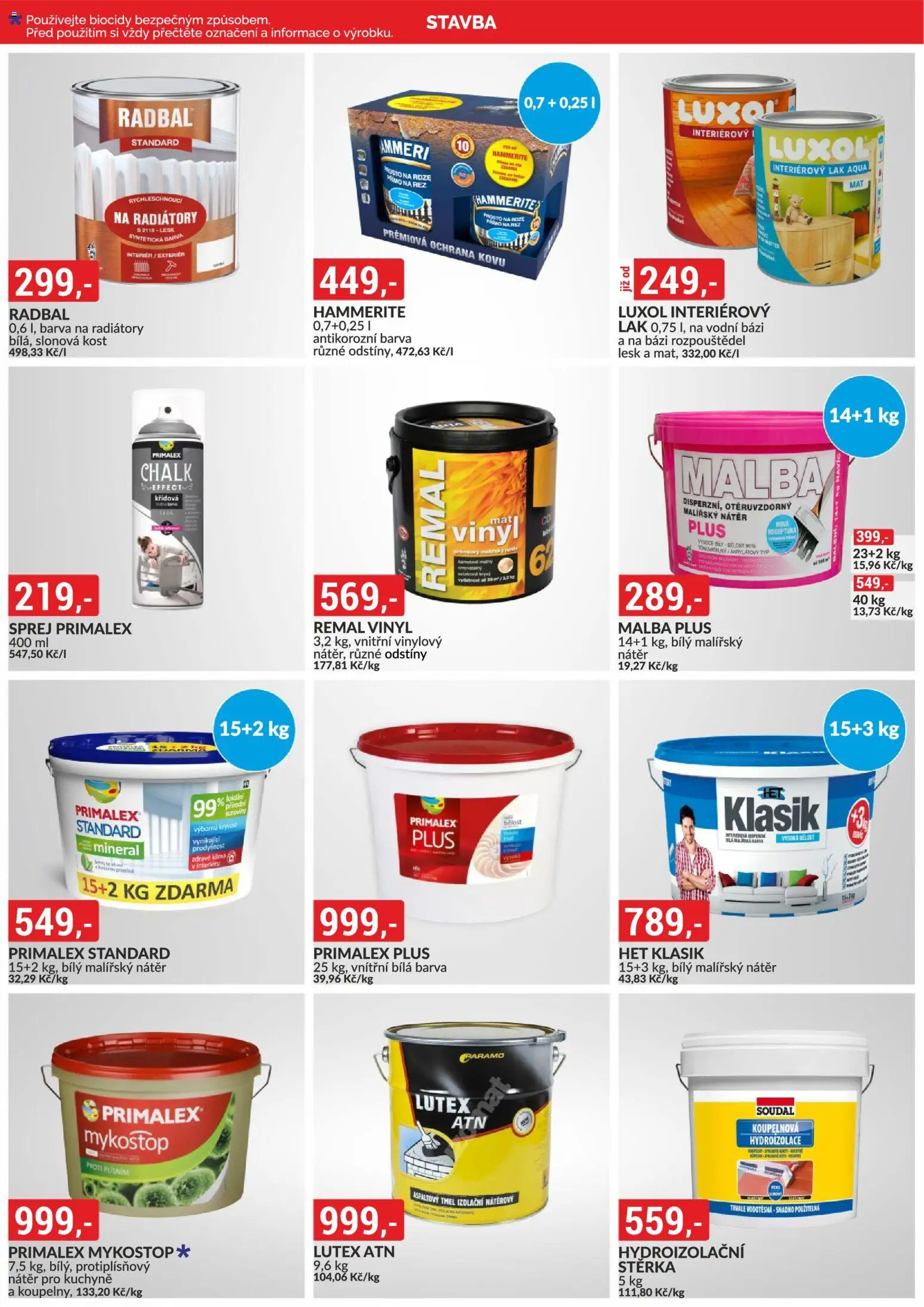 BAUMAX leták od 01.11.2025 | Strana: 16 | Produkty: Primalex, Kuchyně, Luxol