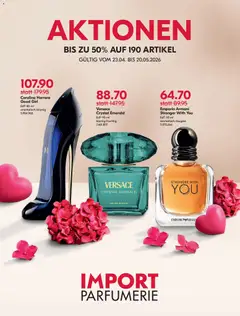 Import Parfumerie aktionen ab 23.04.2026 gültig | Seite: 28 | Produkte: Eau de Parfum, Parfüm