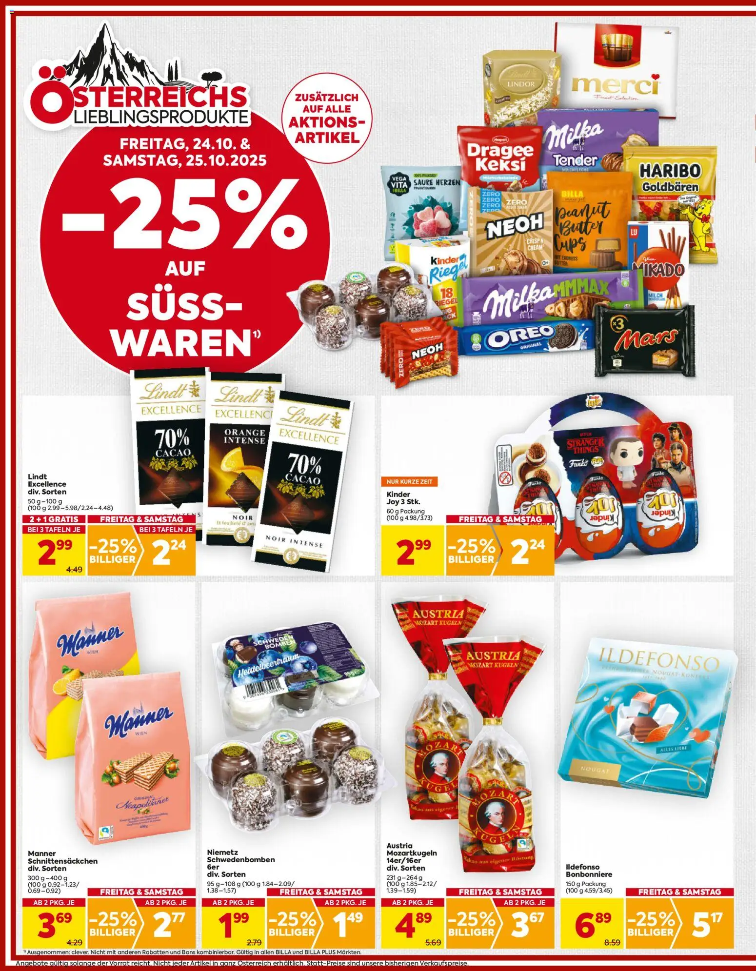 Billa Flugblatt gültig ab 23.10.2025 | Seite: 2 | Produkte: Milch, Butter