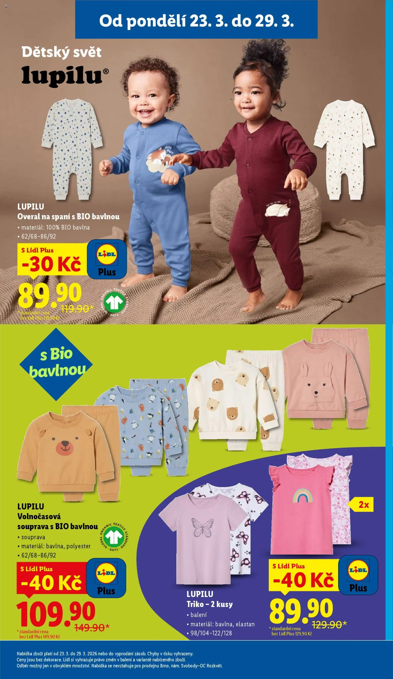 Lidl leták - Spotřební zboží od 23.03.2026 | Strana: 7 | Produkty: Overal, Overal na spaní
