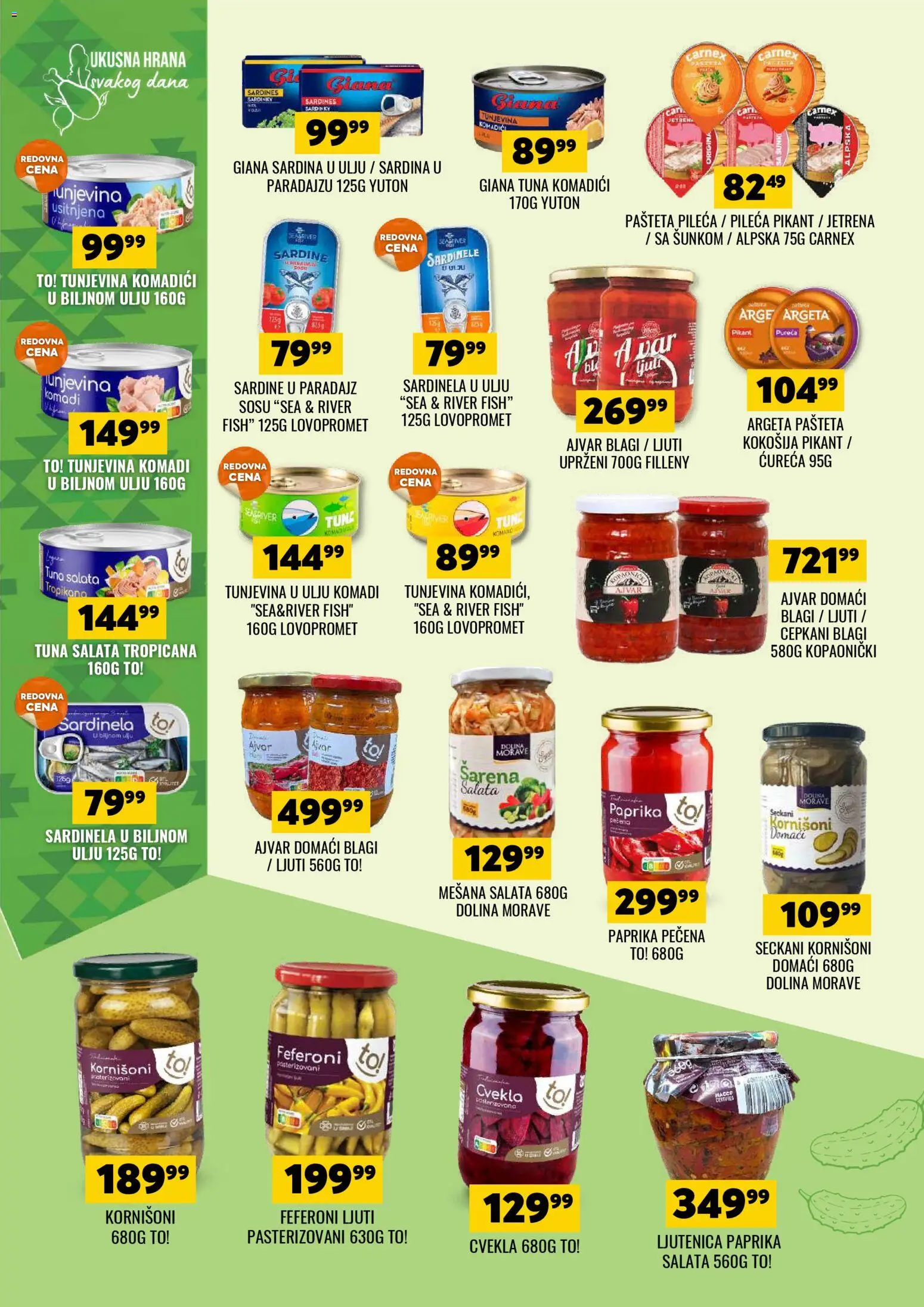 Tekijanka katalog - važi od 11.02.2026 | Strana: 6 | Proizvode: Paprika, Ljutenica, Paradajz, Pašteta