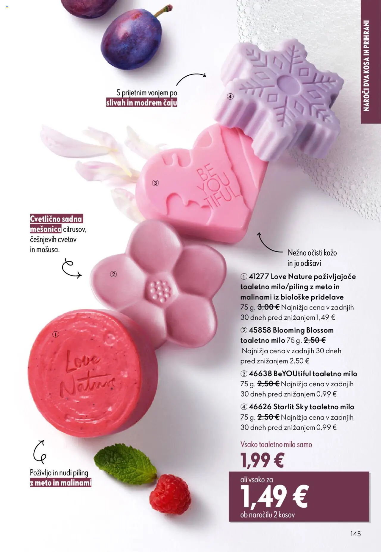 Novi Oriflame katalog ponudbe – veljaven od 08.10.2025 | Stran: 145 | Izdelki: Piling, Milo