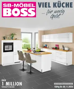 SB Möbel Boss Küchenkatalog 2026 ab 09.04.2026 gültig