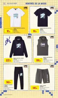  | Page: 56 | Produits: Coton, T-shirt, Pantalon, Shorts