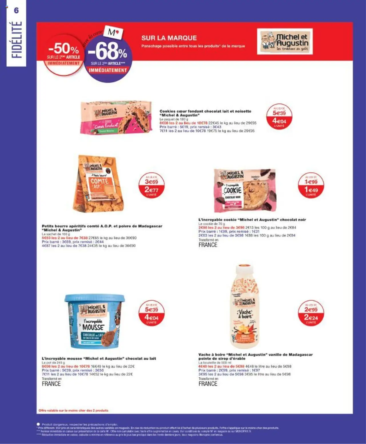 | Page: 6 | Produits: Noisette, Mousse, Cookies, Chocolat