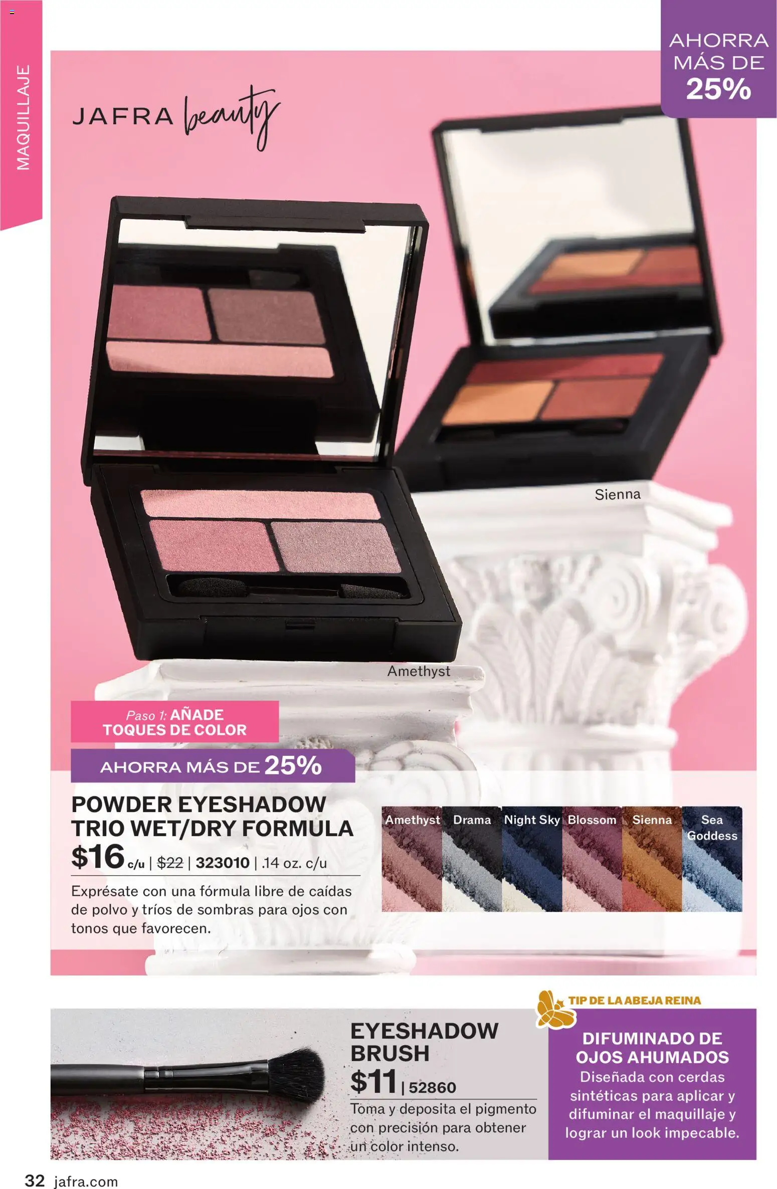 JAFRA folleto │ válido desde el 01.01.2026 | Página: 32 | Productos: Maquillaje, Polvo