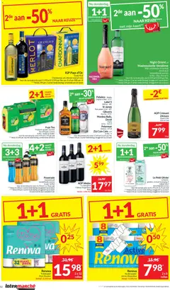 Intermarché folder week 8 - Voorbeeld van een folder van Intermarché, geldig van 17.02.2026 | Pagina: 12 | Producten: Fles, Thee, Papier, Beltéri ajtó