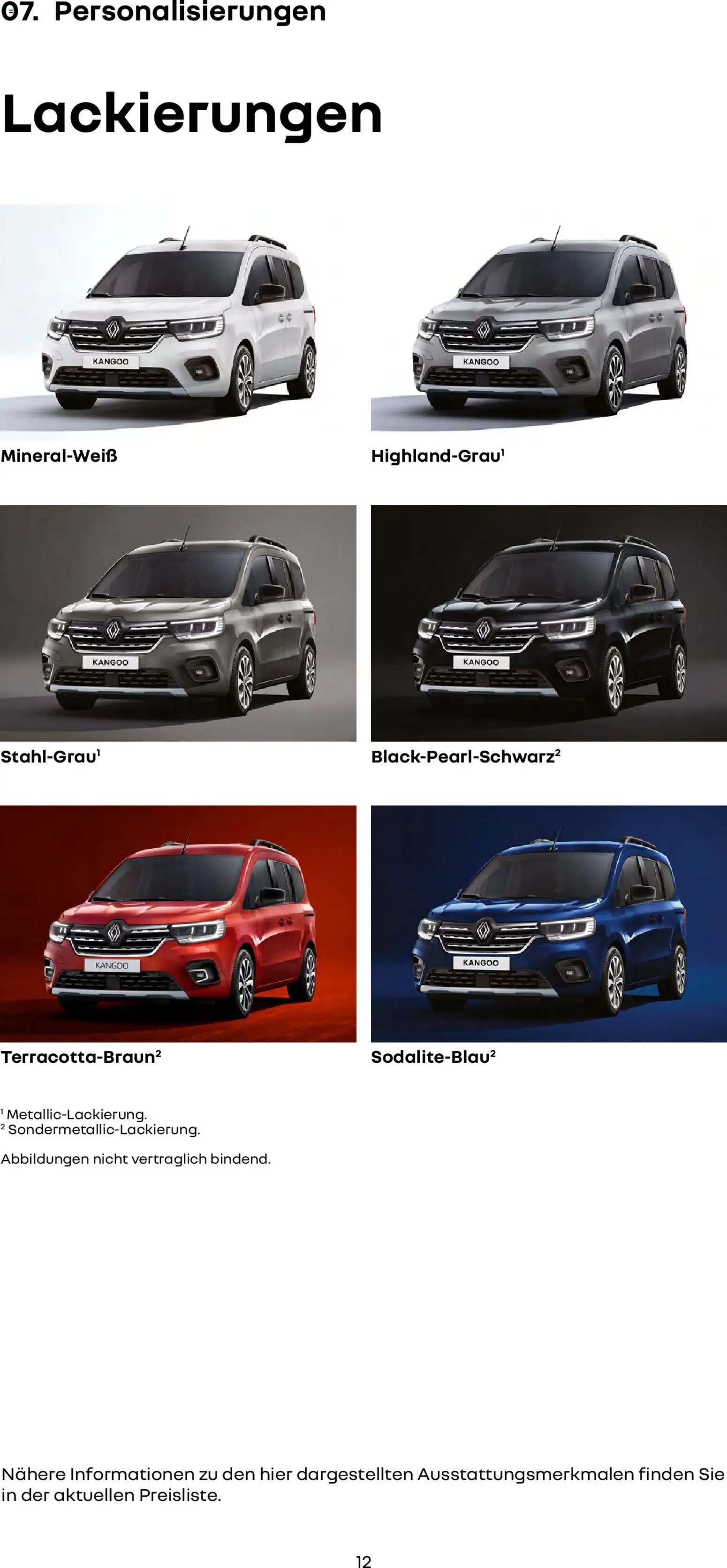 Renault Grand Kangoo – gültig ab 14.01.2026 | Seite: 12