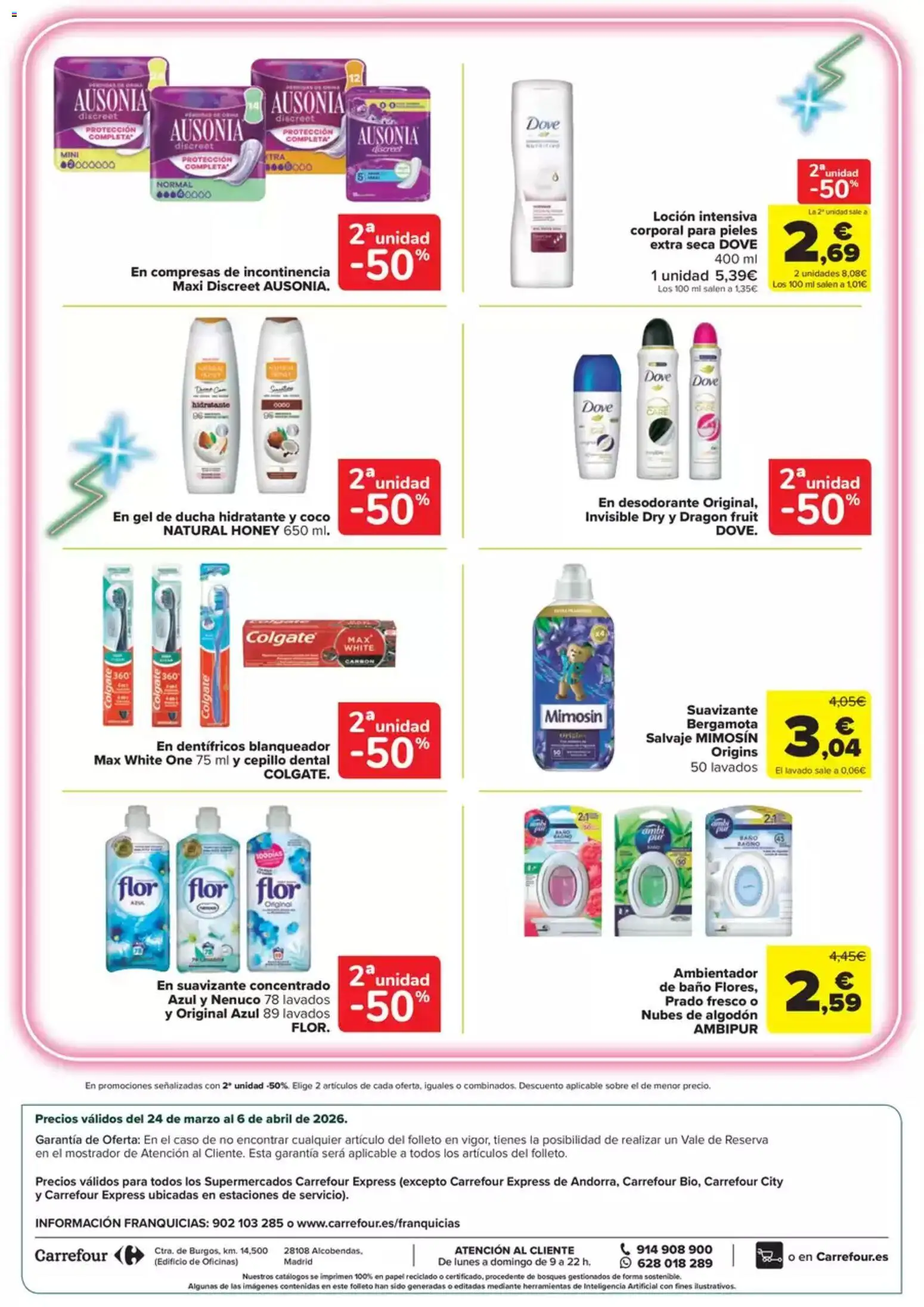 Carrefour Express folleto │ válido desde el 24.03.2026 | Página: 4 | Productos: Gel de ducha, Τυρόπιτα, Baño, Ducha