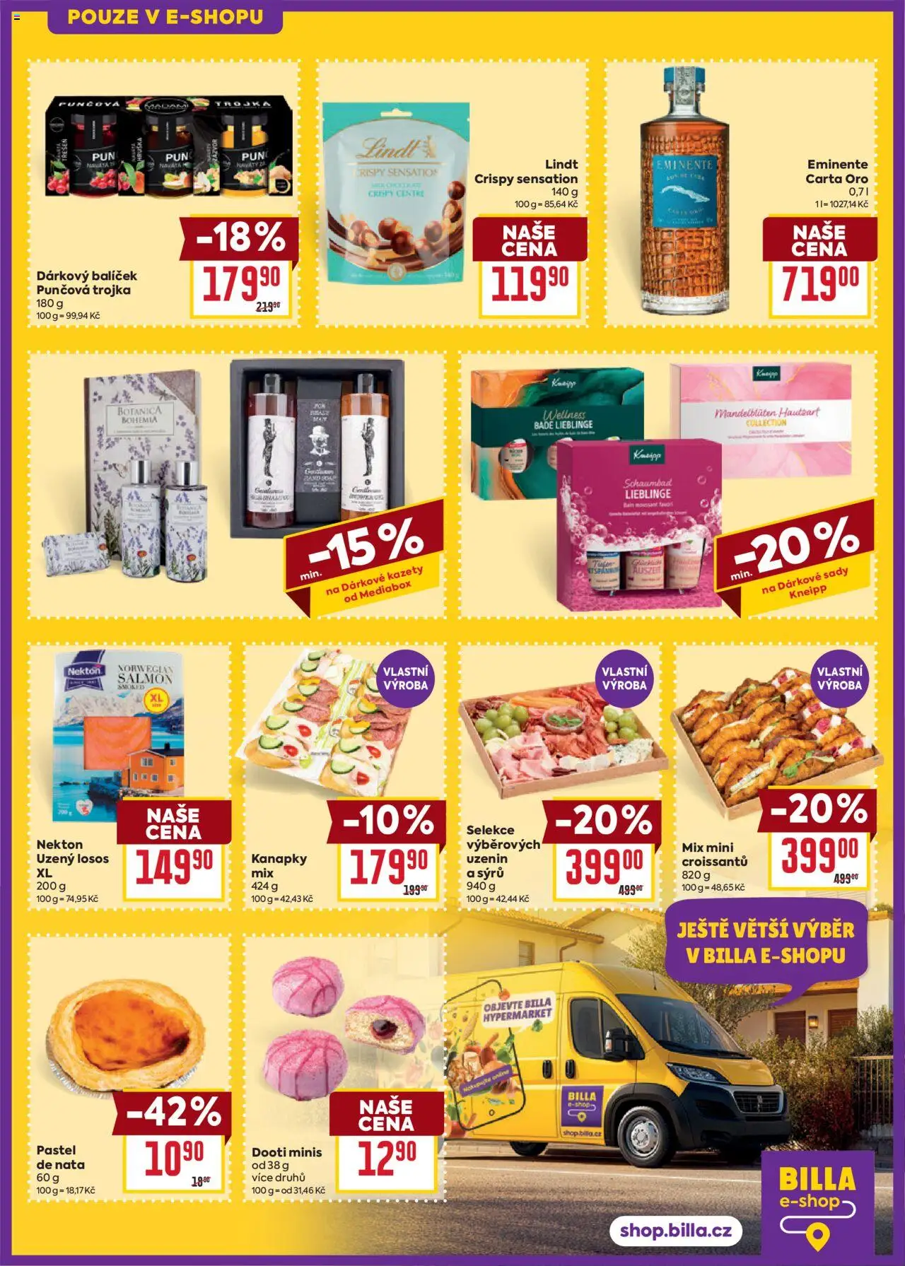 Billa leták - Vánoce od 22.10.2025 | Strana: 29 | Produkty: Lindt, Losos, Uzený losos